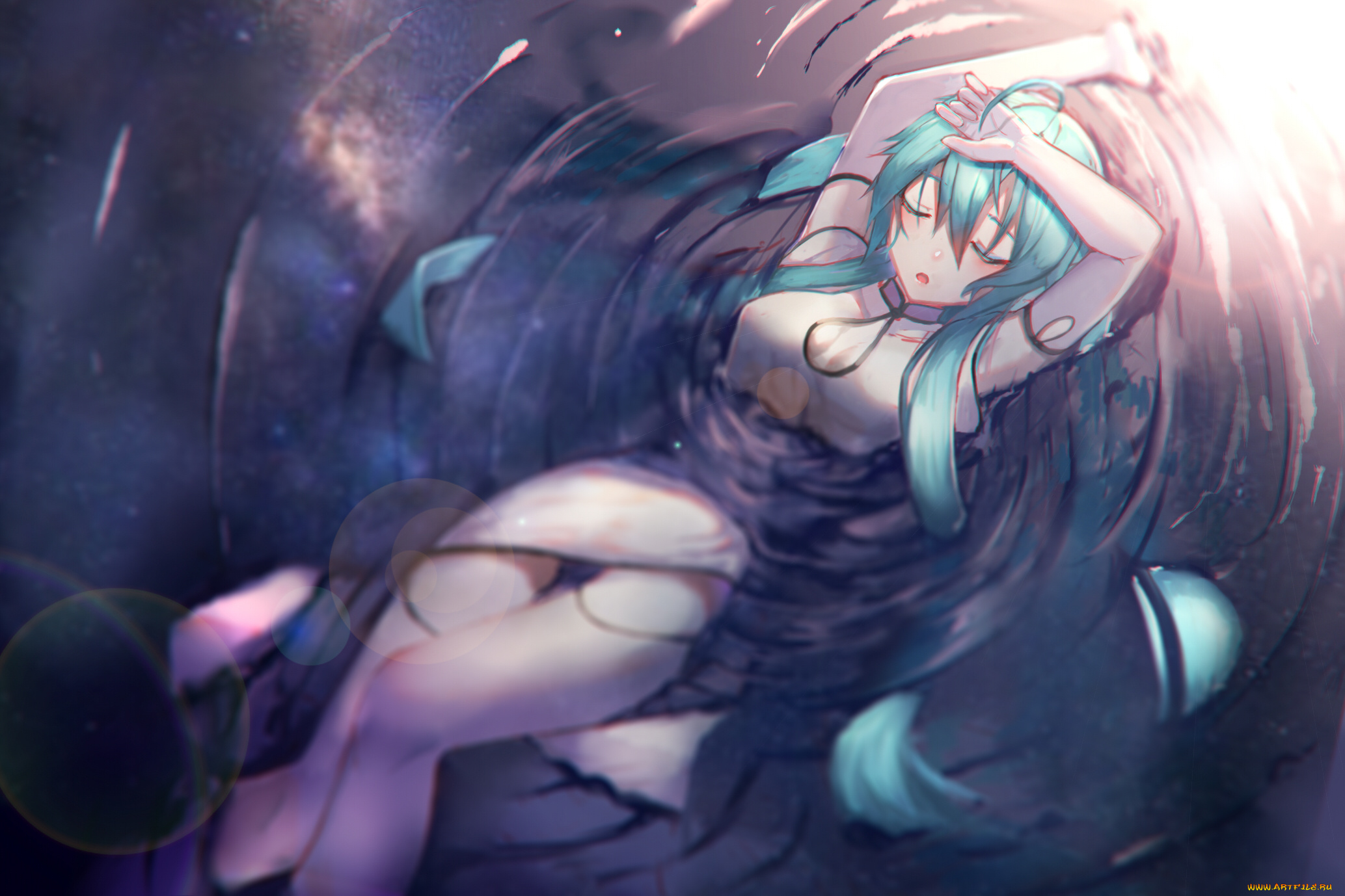 аниме, vocaloid, hatsune, miku