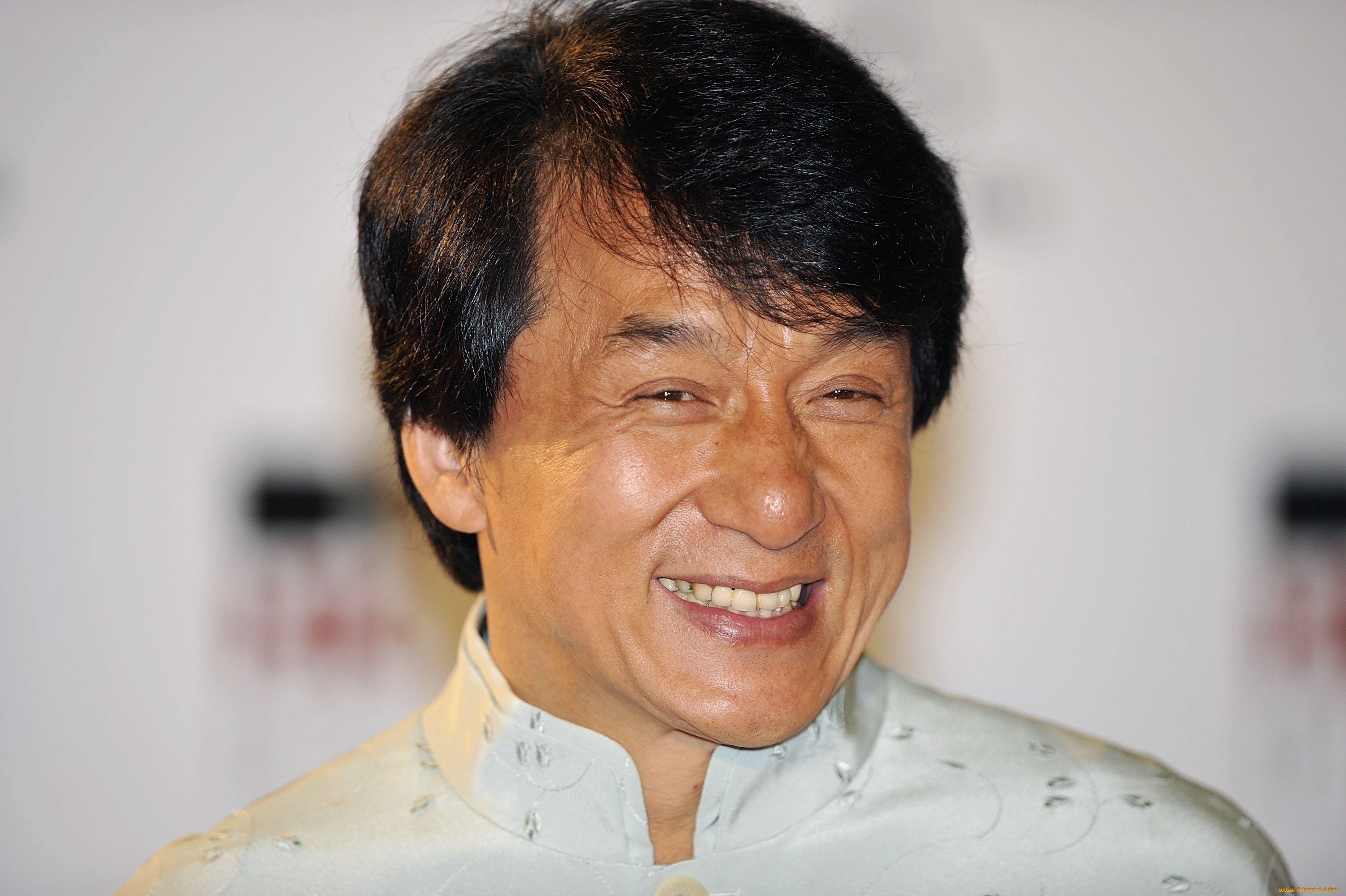 мужчины, jackie, chan, актер, лицо, улыбка