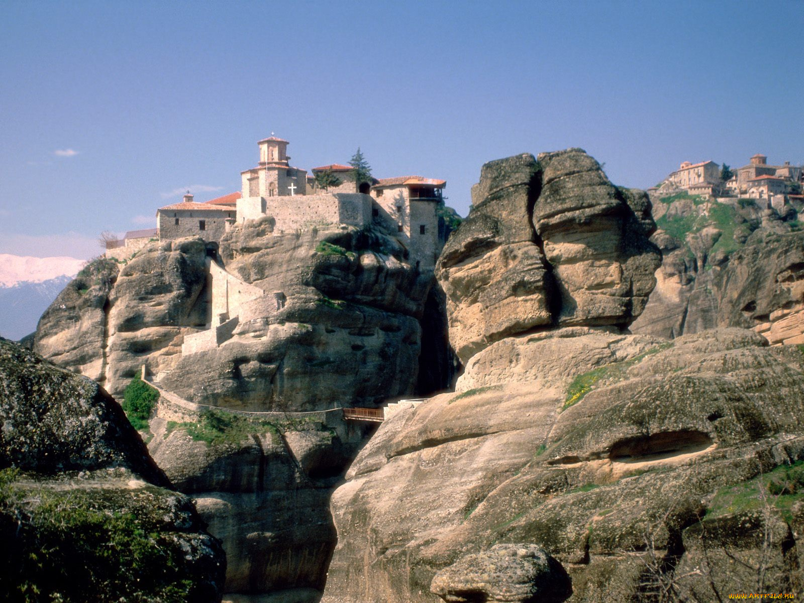 meteora, monastery, greece, города