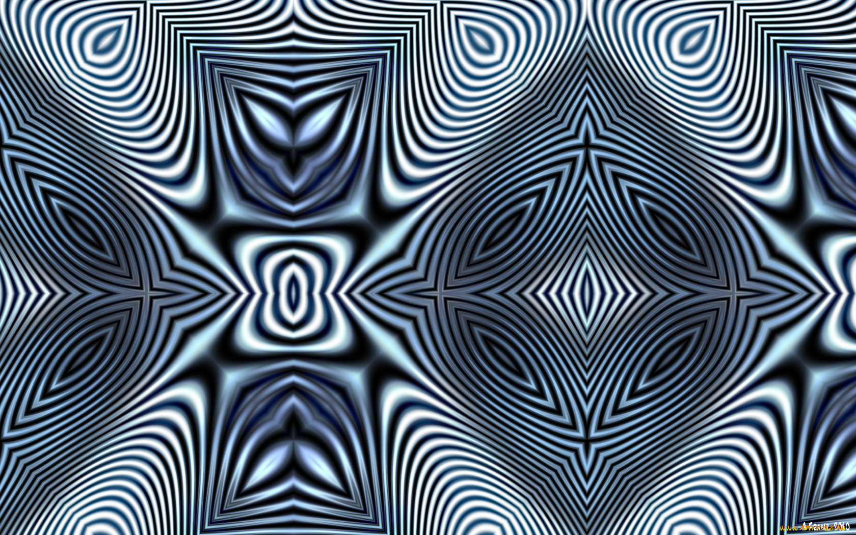 3д, графика, fractal, фракталы, голубой, линии, абстракция