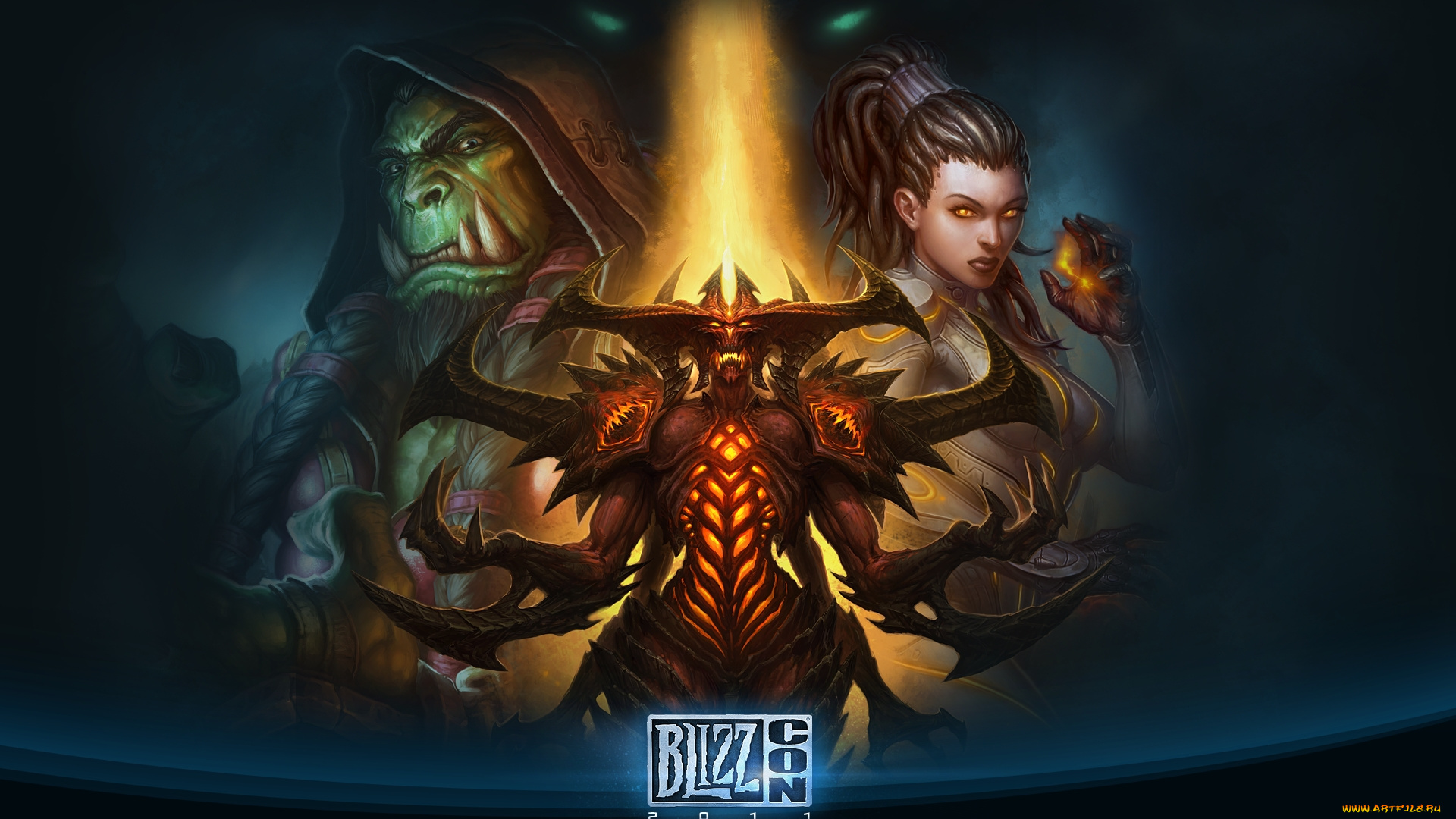 blizzcon, 2011, видео, игры, blizzard, entertainment, wow, starcraft, diablo