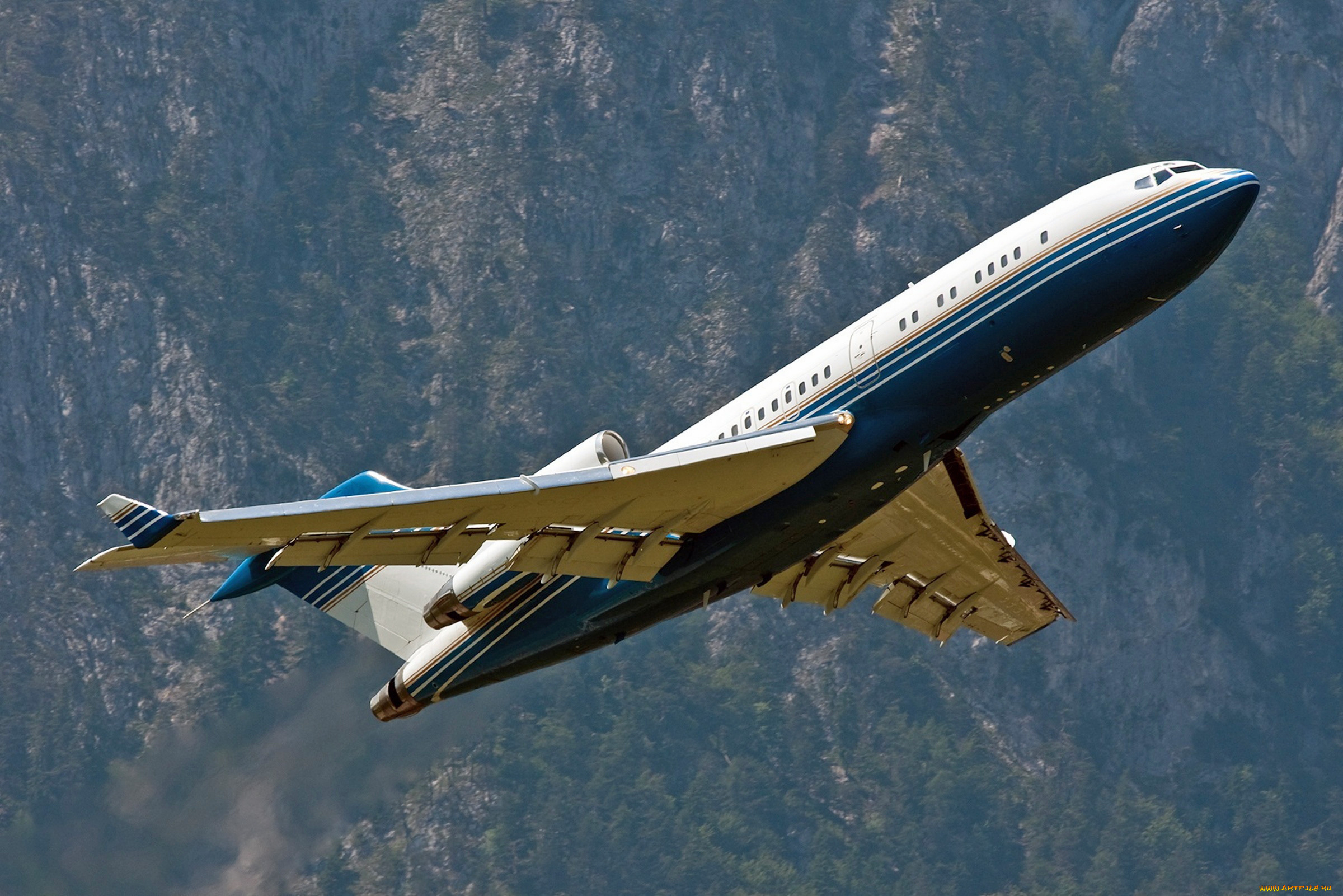 авиация, пассажирские, самолёты, boeing, 727-76, innsbruck, -, kranebitten