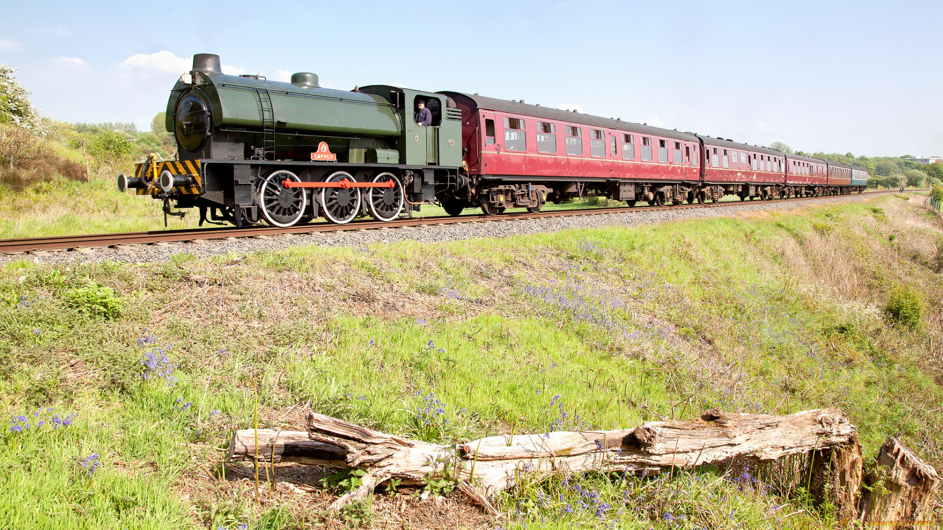 техника, паровозы, дорога, железная, паровоз