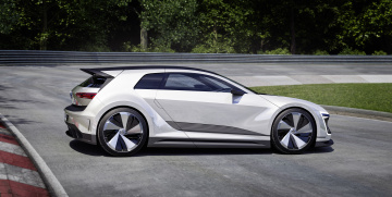 Картинка автомобили volkswagen sport concept gte golf 2015г