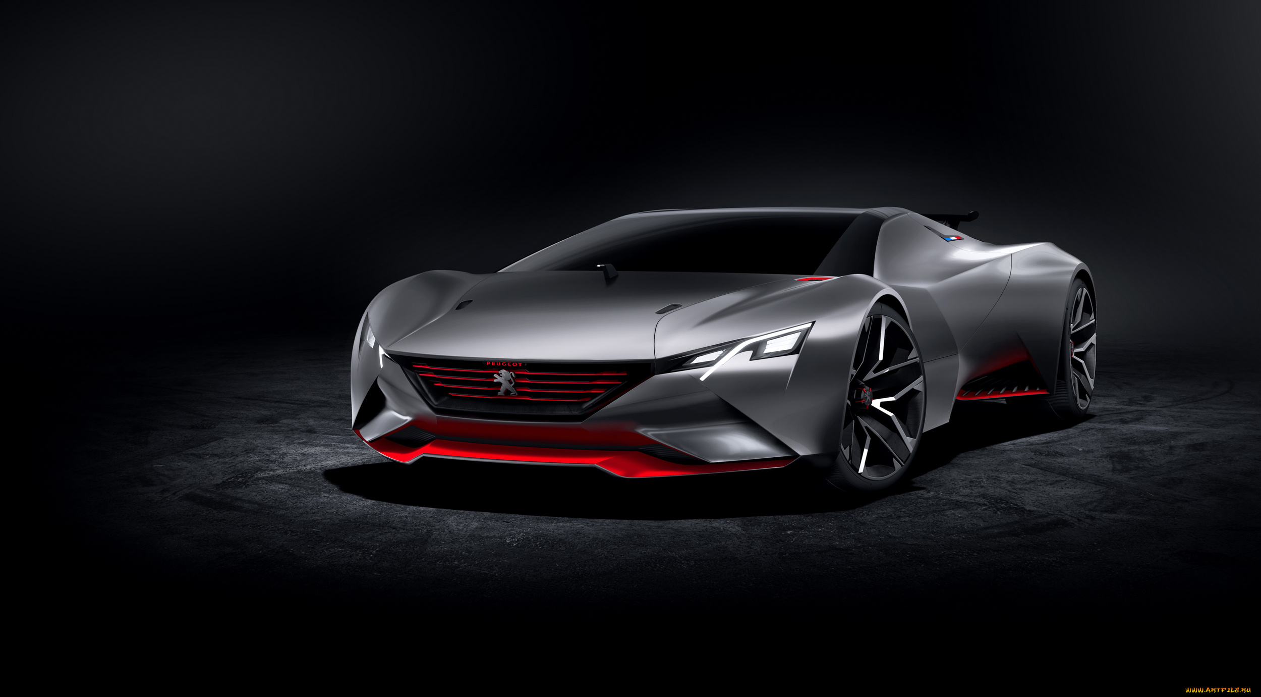 peugeot, vision, gt, concept, packs, 875, hp, 2015, автомобили, 3д, peugeot, concept, vision, packs, 875, hp, 2015, gt