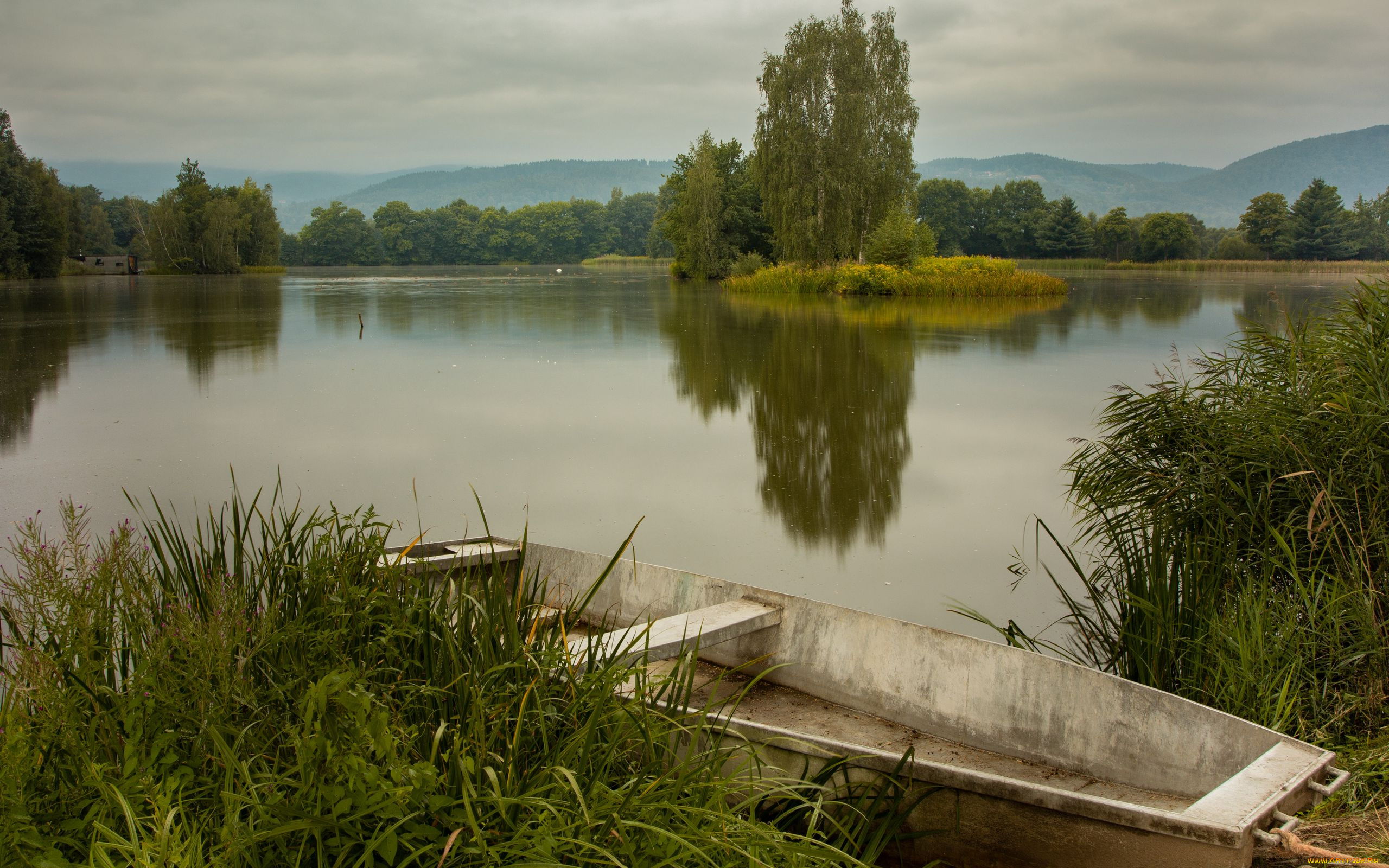 корабли, лодки, , шлюпки, лето, горы, река, лодка, камыши