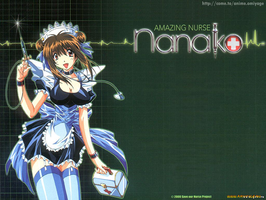 аниме, amazing, nurse, nanako