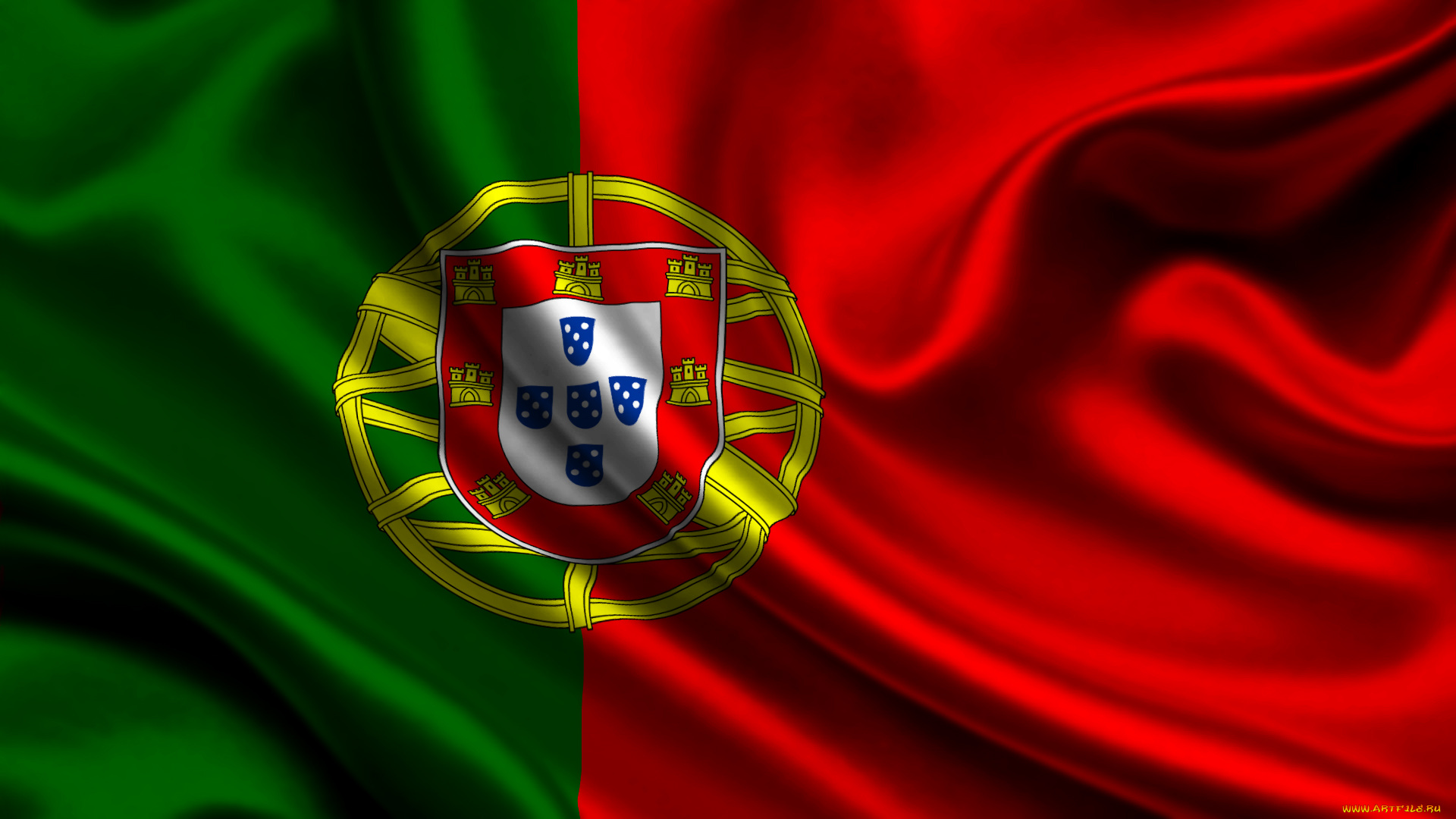 разное, флаги, гербы, португалия, flag, portugal, satin