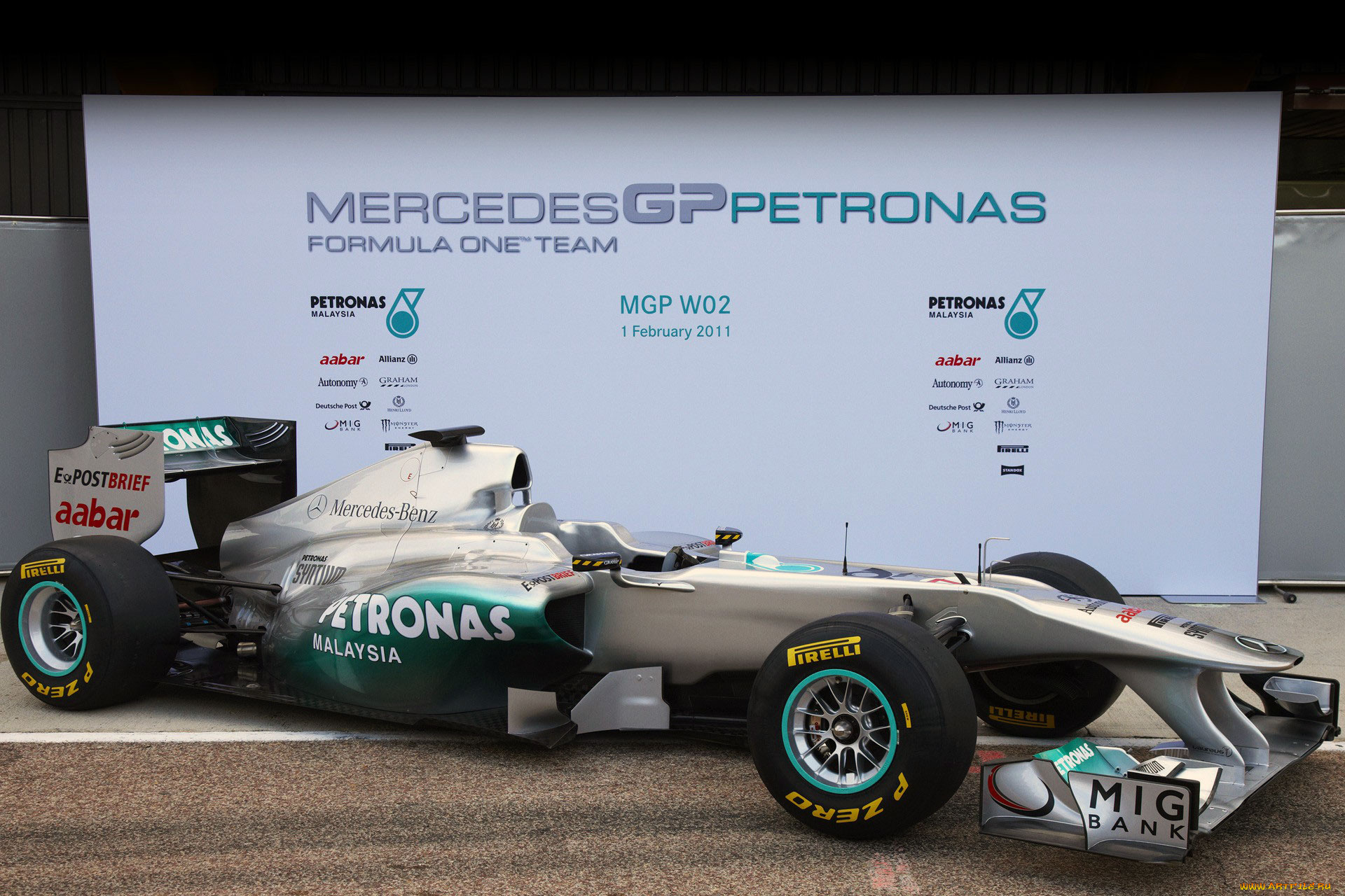 mercedes, gp, petronas, mgp, w02, спорт, формула, чемпионат, 1, болид