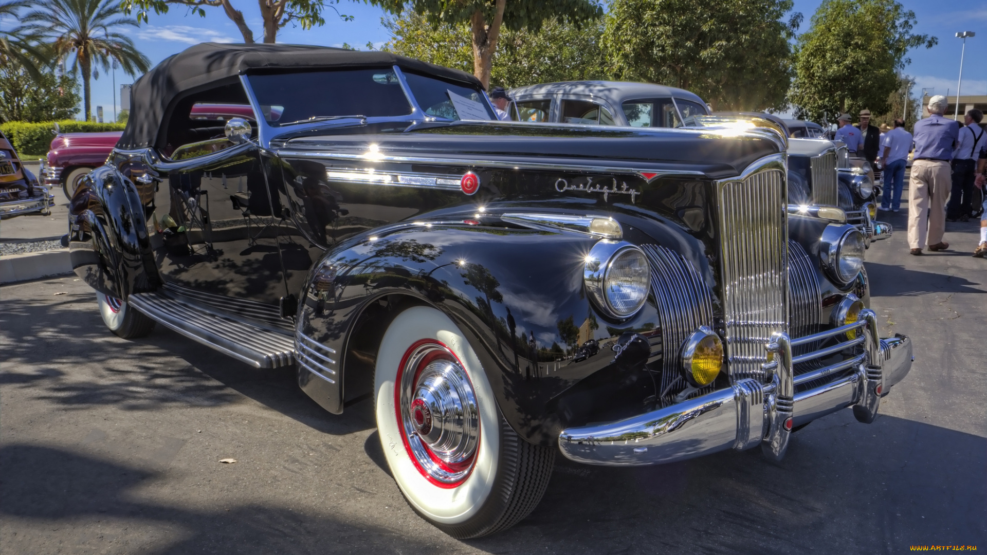 1941, packard, 180, darrin, victoria, автомобили, выставки, и, уличные, фото, автошоу, выставка