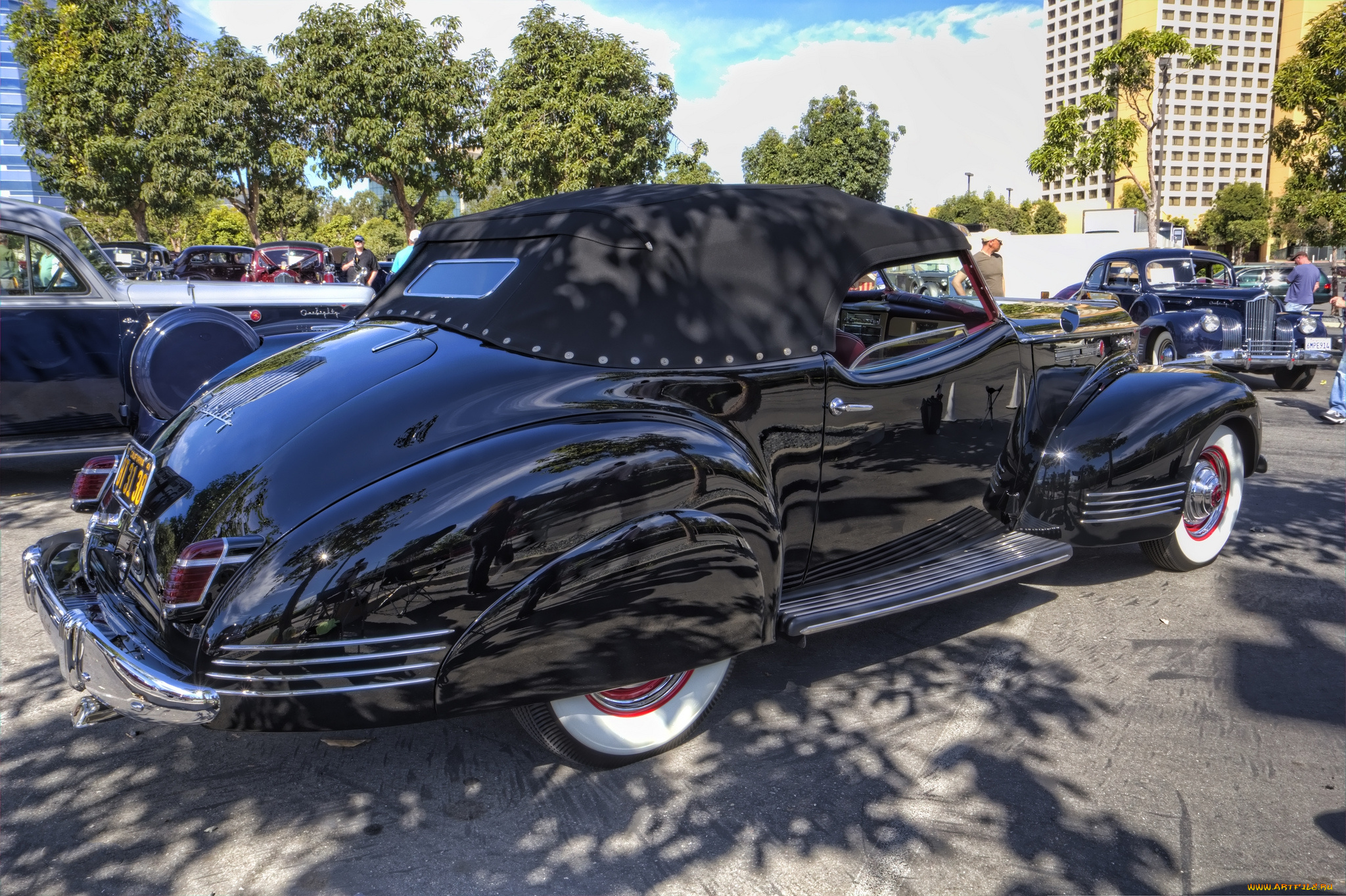 1941, packard, 180, darrin, victoria, автомобили, выставки, и, уличные, фото, автошоу, выставка