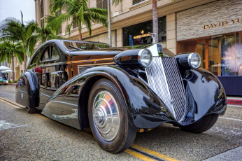 обоя 1925 rolls-royce phantom i aerodynamic coupe, автомобили, выставки и уличные фото, выставка, автошоу