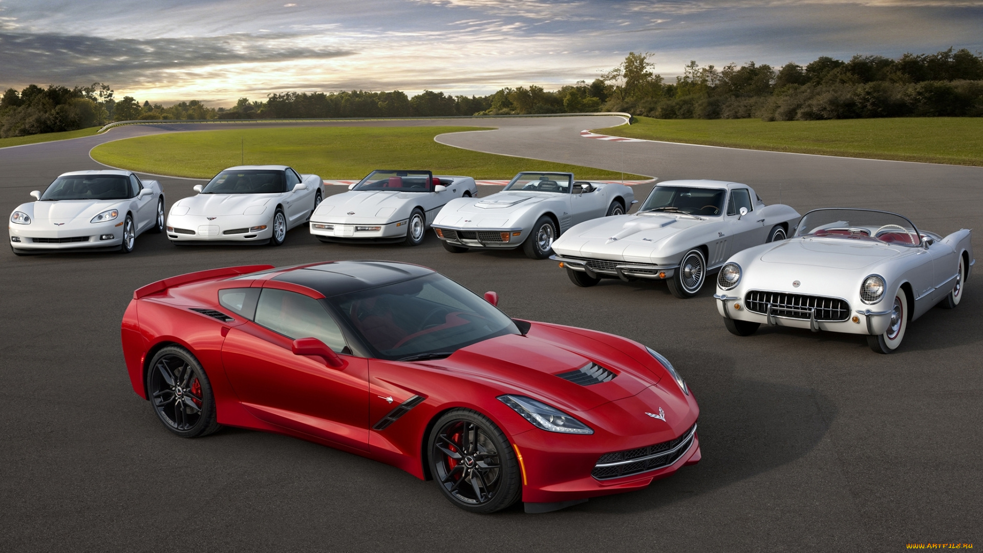 автомобили, corvette, c7, c6, c5, chevrolet, c4, c3, stingray, c1, c2