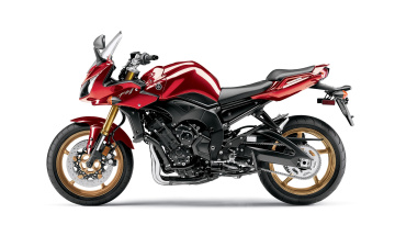 Картинка мотоциклы yamaha красный 2010 fz1