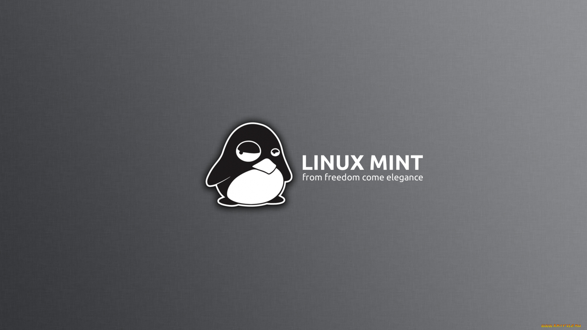 компьютеры, linux, фон, логотип