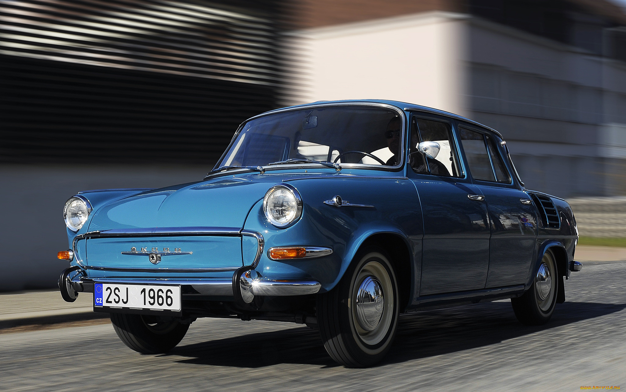 skoda, 1000, mb, 1966, автомобили, skoda, 1000, mb, 1966, blue