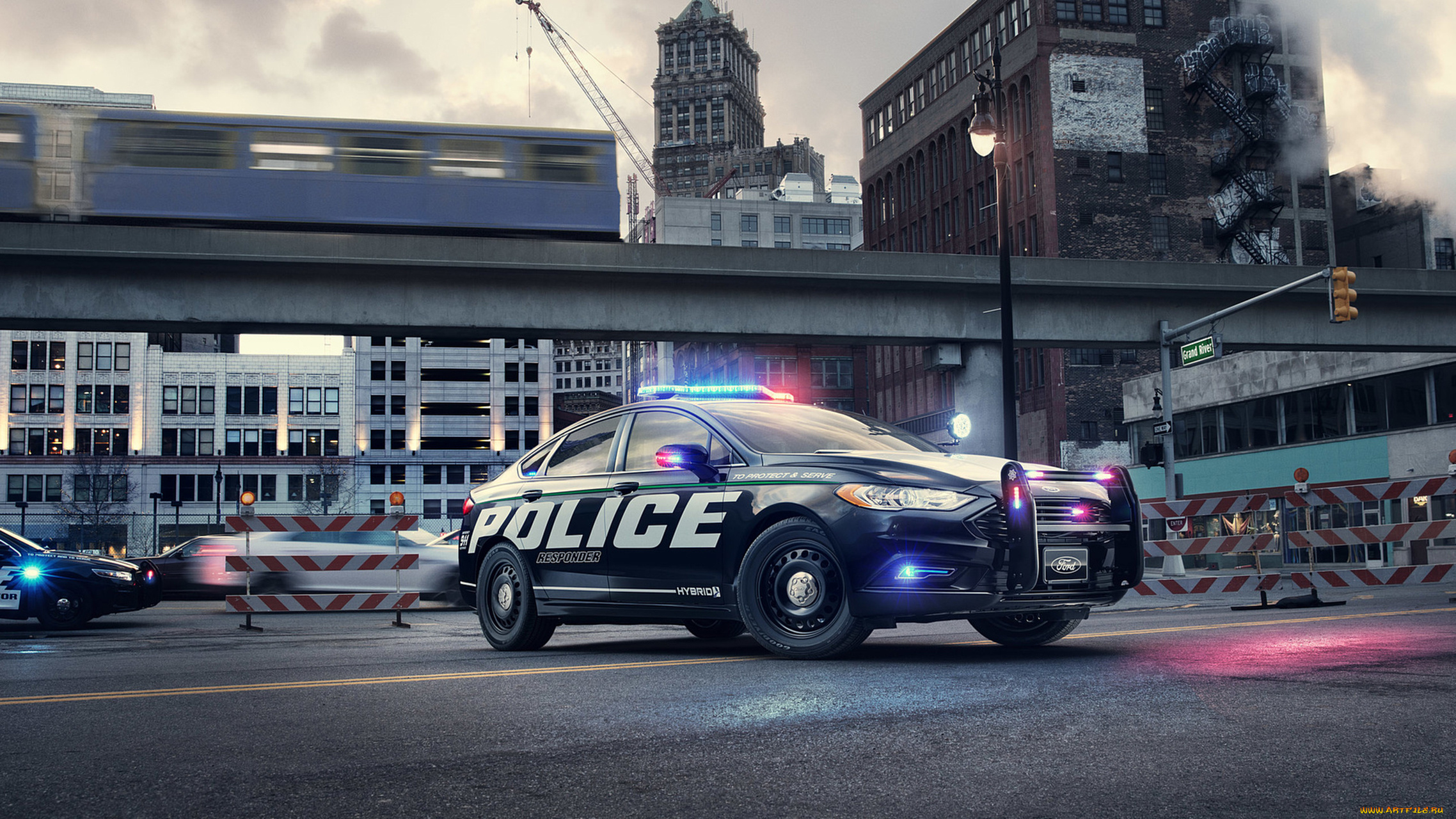 ford, police, responder, hybrid, sedan, 2017, автомобили, полиция, 2017, responder, hybrid, sedan, ford, police
