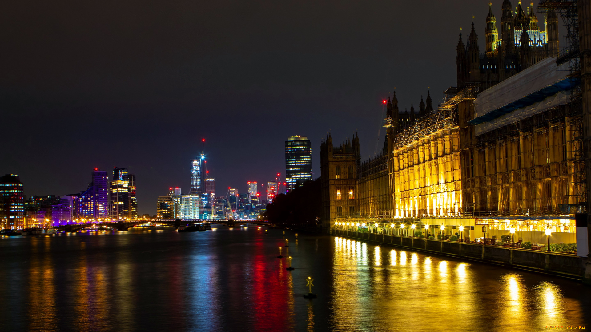 города, лондон, , великобритания, palace, of, westminster