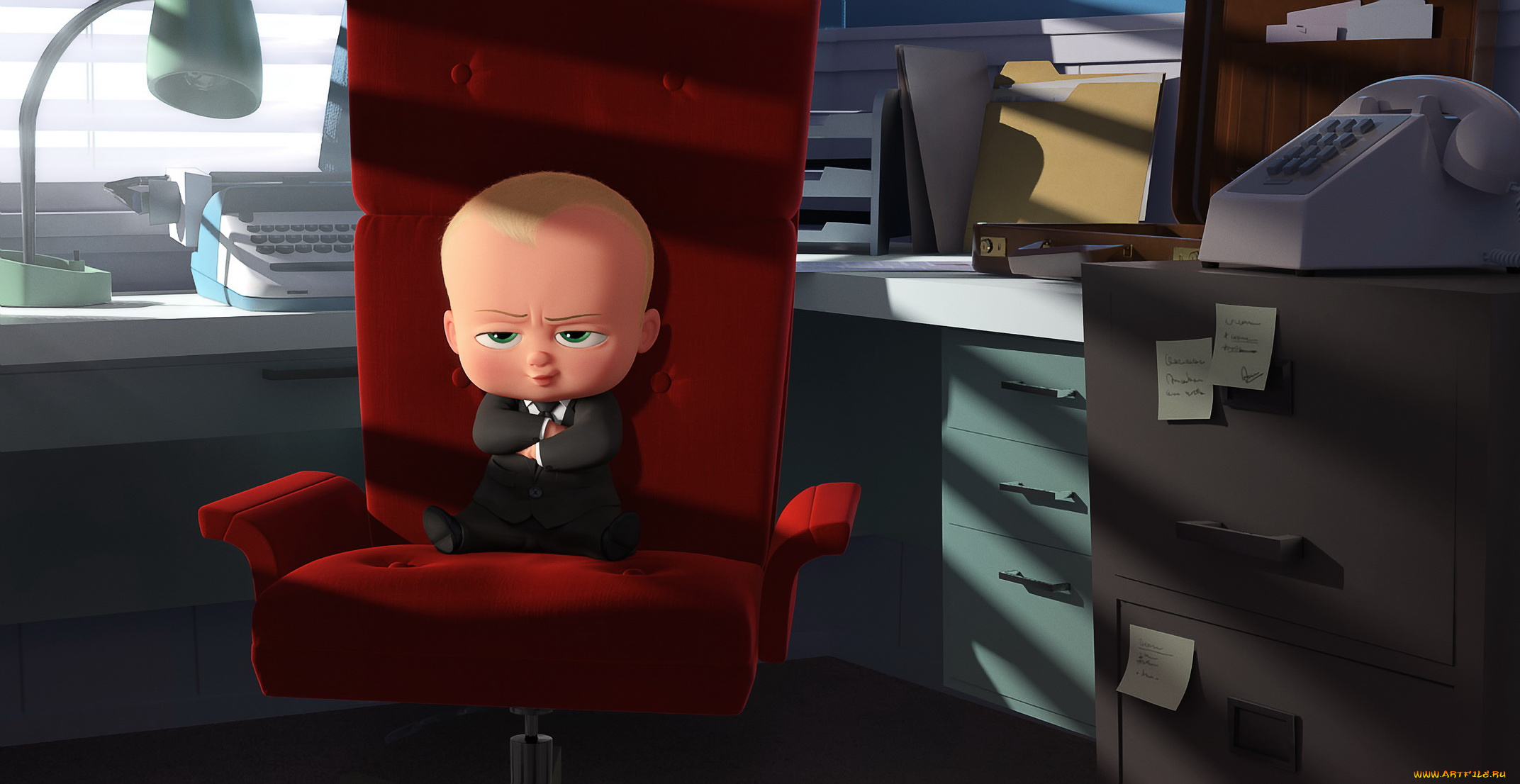 мультфильмы, the, boss, baby, кресло, босс, стол, офис, ребенок
