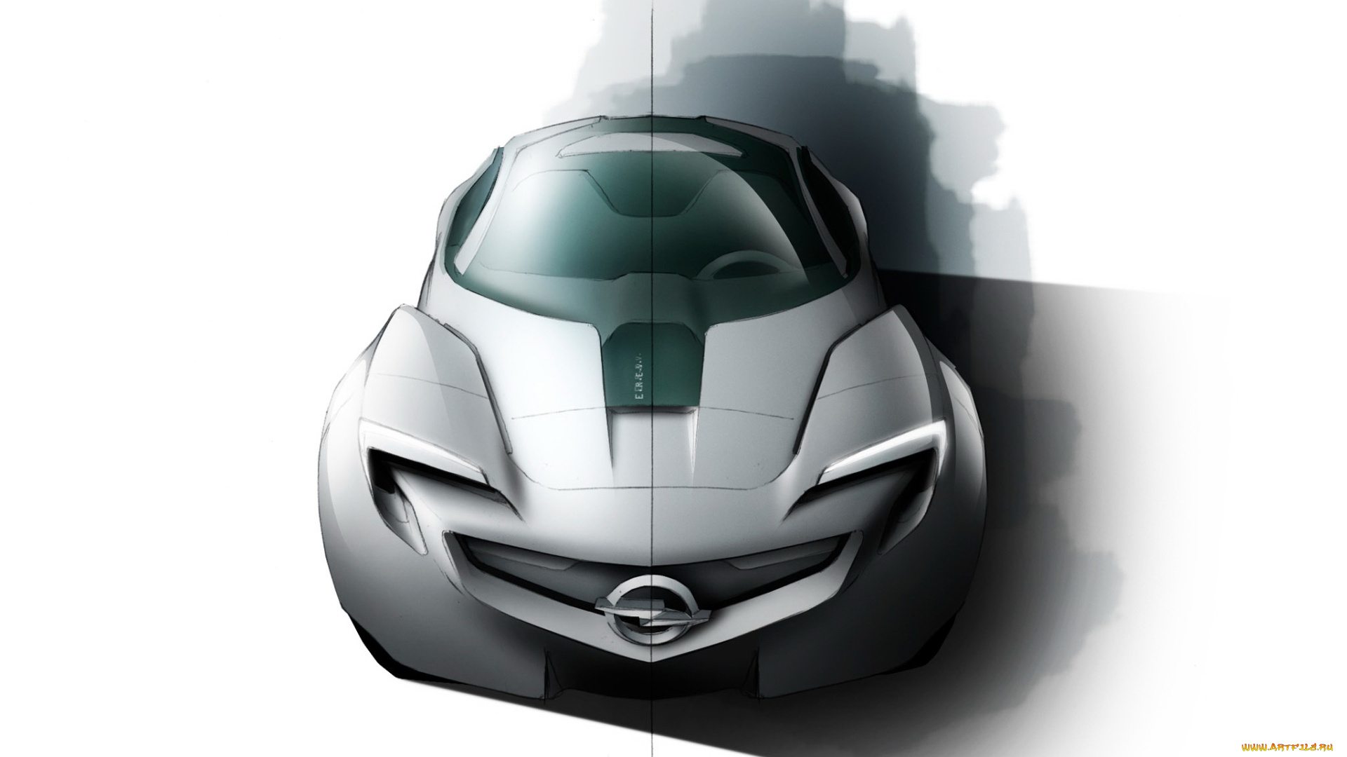 opel, flextreme, gt, concept, автомобили, рисованные