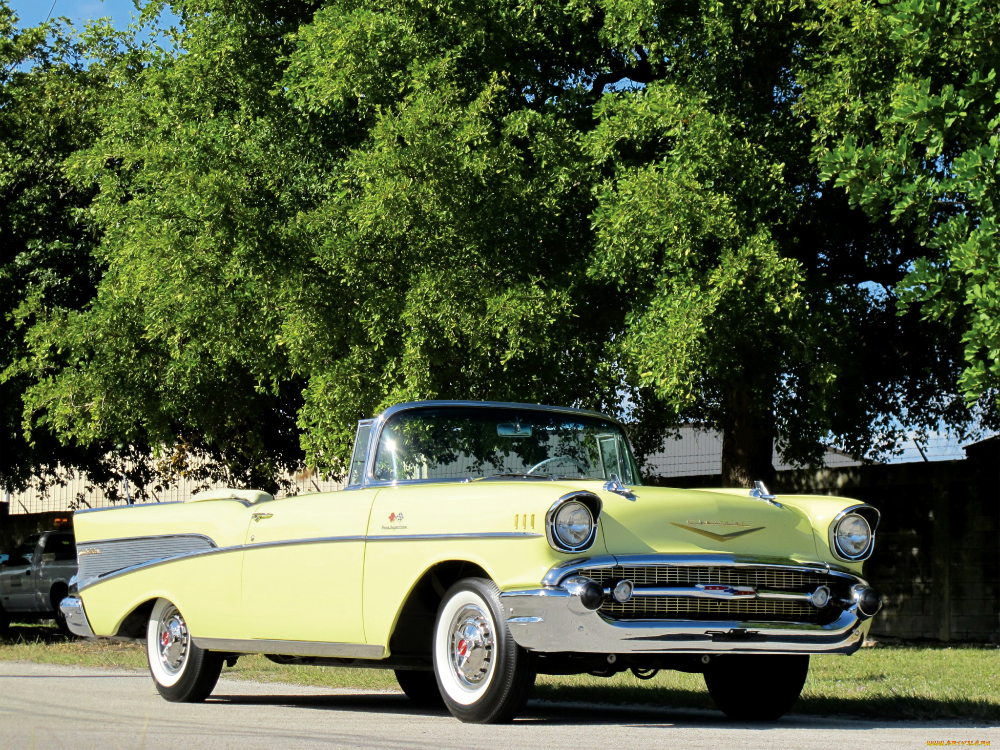 автомобили, chevrolet, 1957, belair, chevy