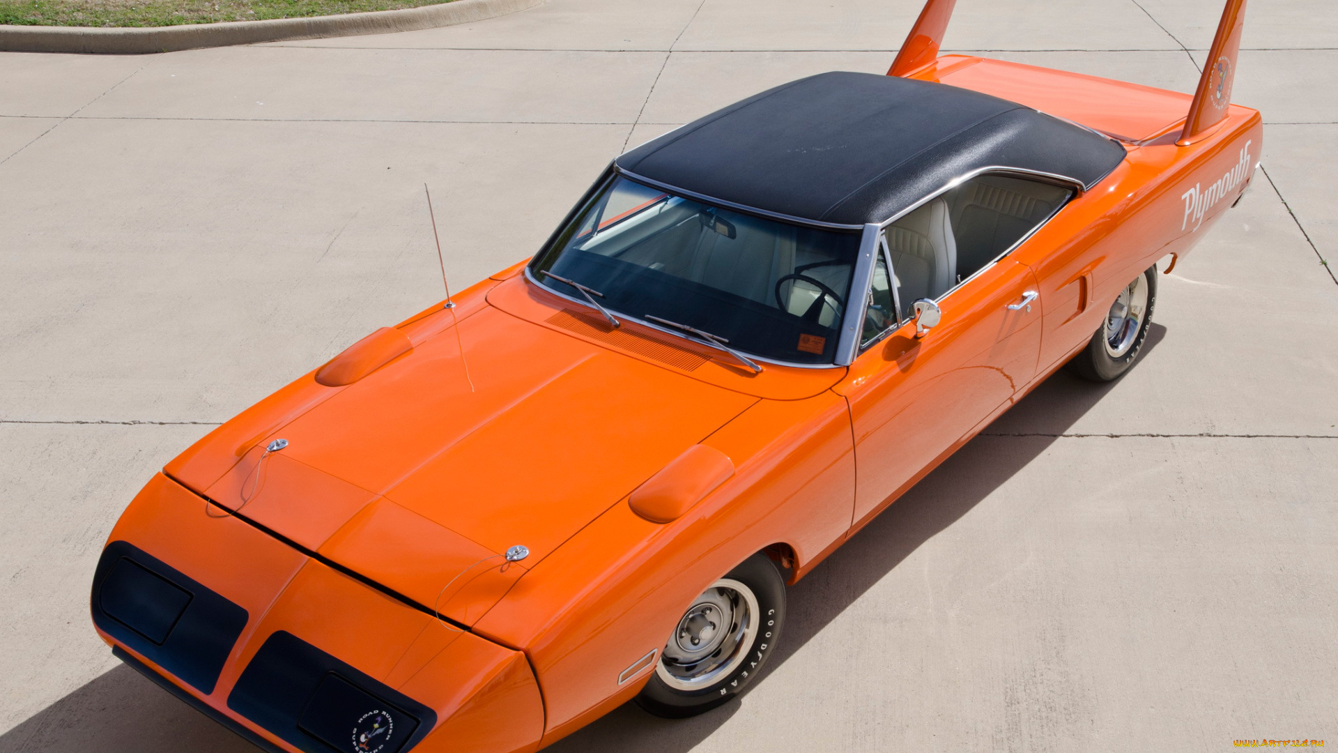 plymouth, road, runner, superbird, 1969, автомобили, plymouth, road, runner, superbird, 1969, оранжевый