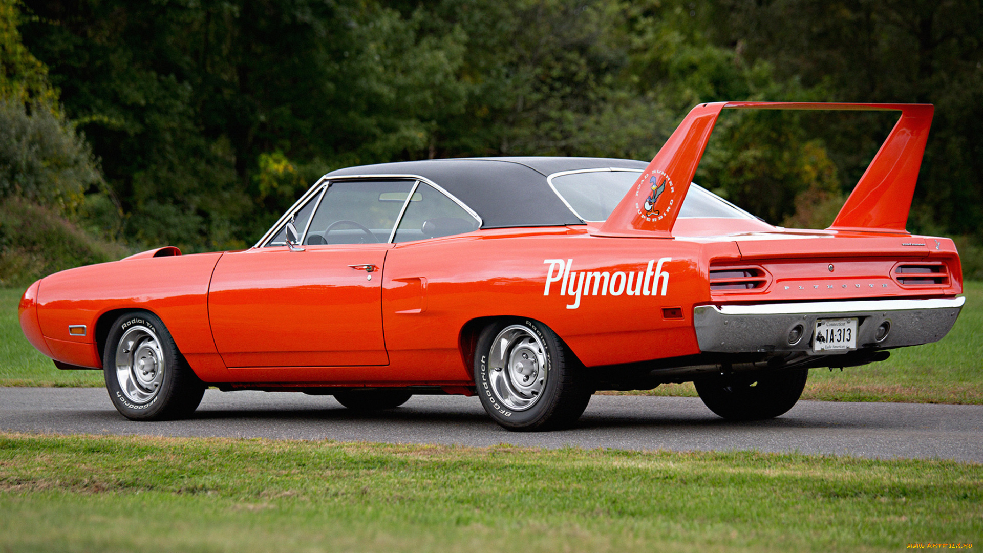 plymouth, road, runner, superbird, 1969, автомобили, plymouth, road, runner, superbird, 1969, оранжевый