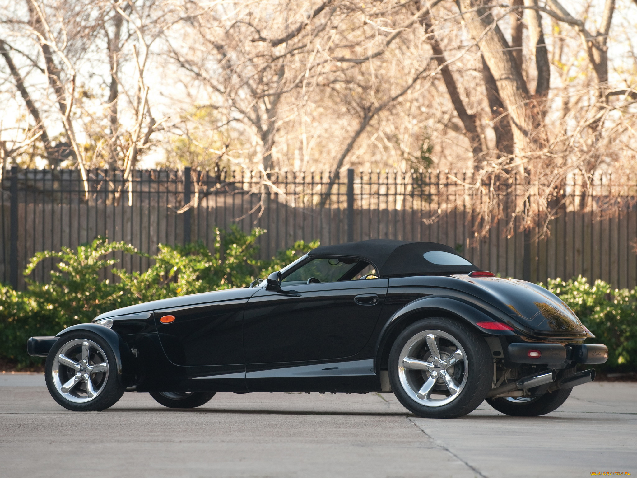 plymouth, prowler, 1997, автомобили, plymouth, prowler, 1997, чёрный