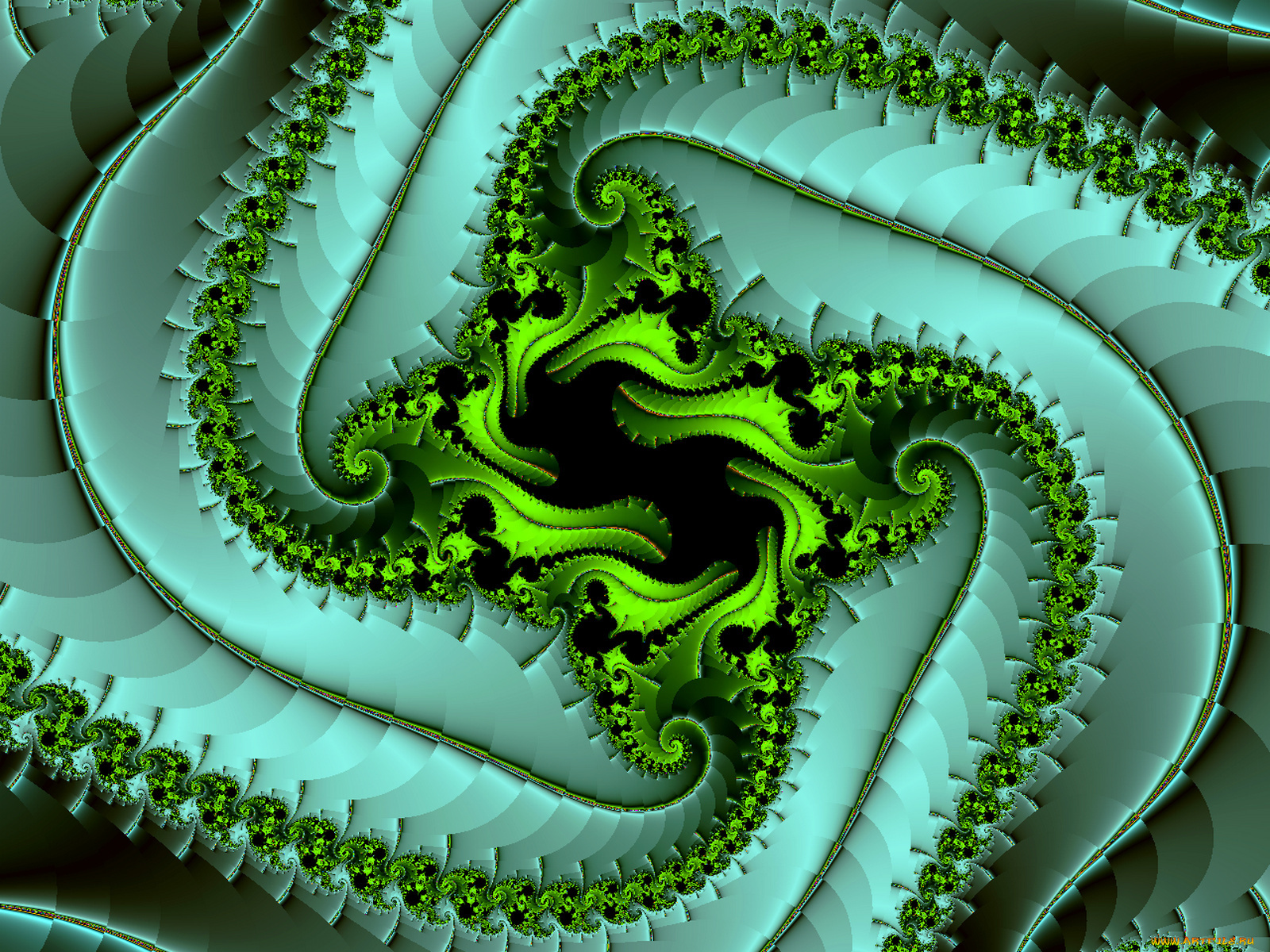 3д, графика, fractal, фракталы, узор, фон