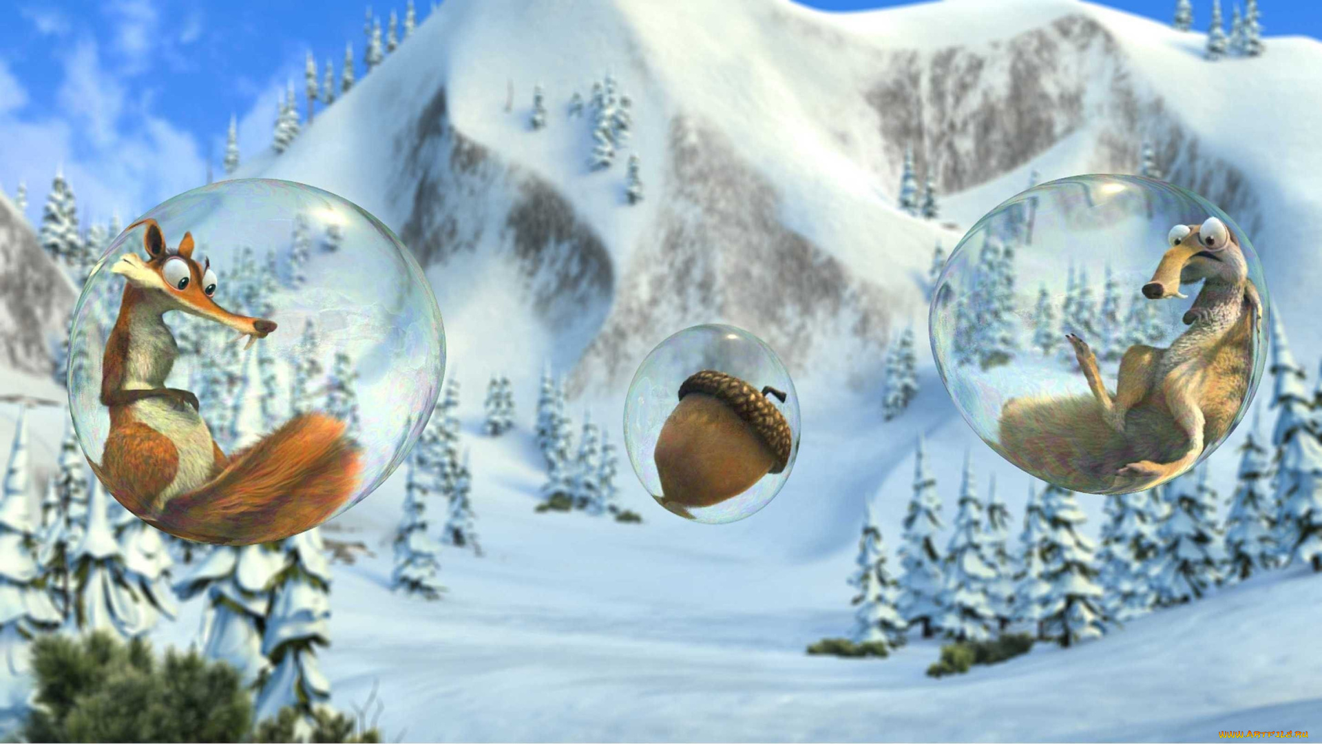 мультфильмы, ice, age, ледниковый, период