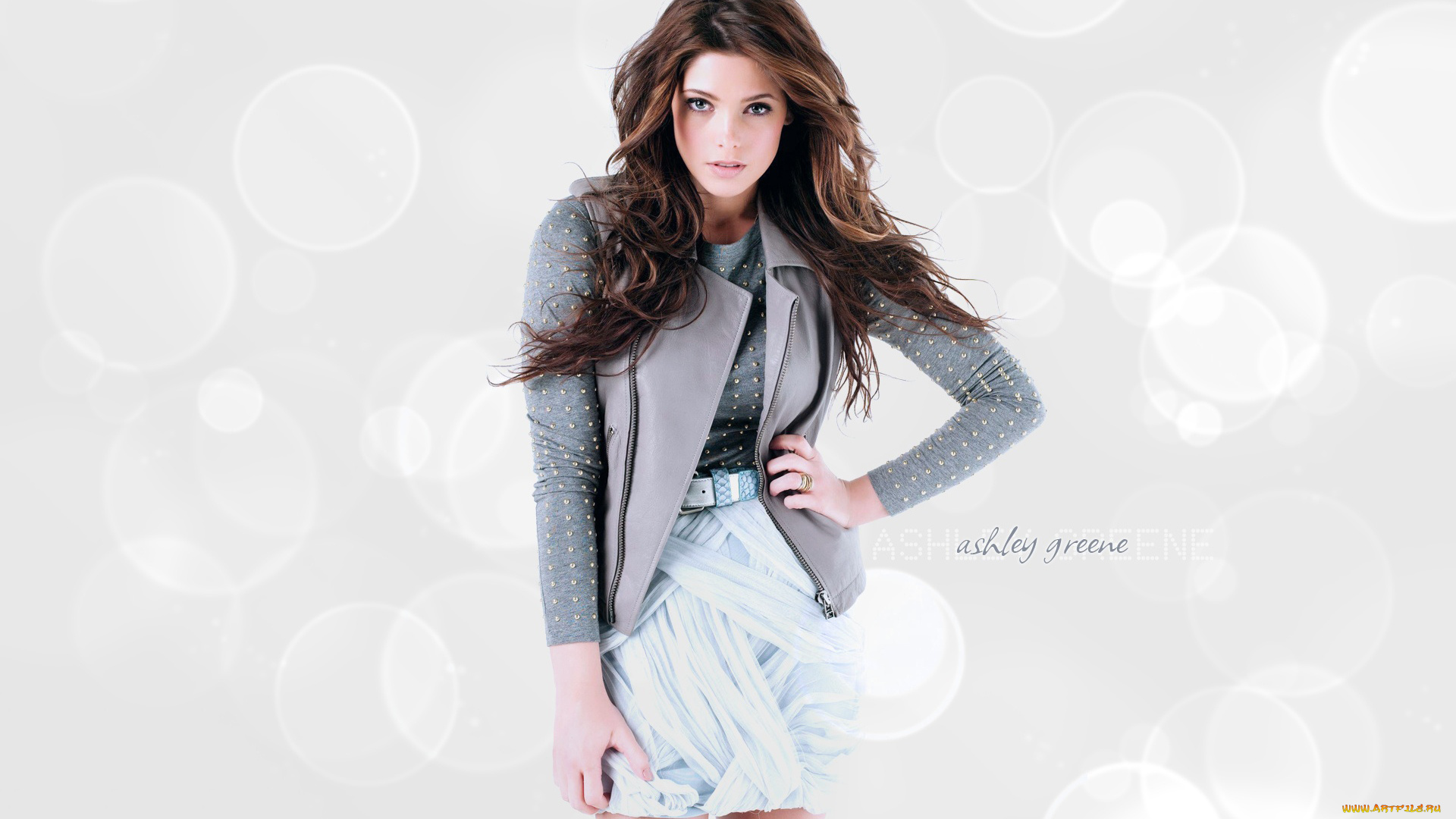 Ashley, Greene, девушки, , , юбка, куртка, ремень