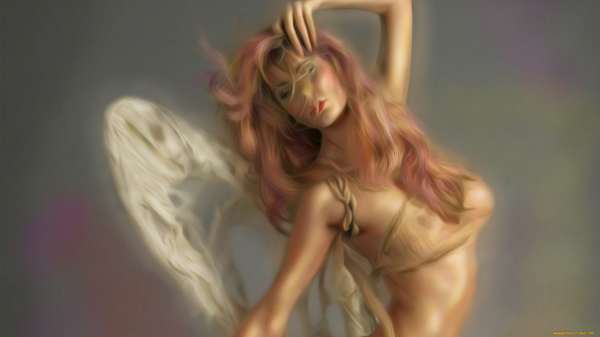 фэнтези, ангелы, девушка, крылья