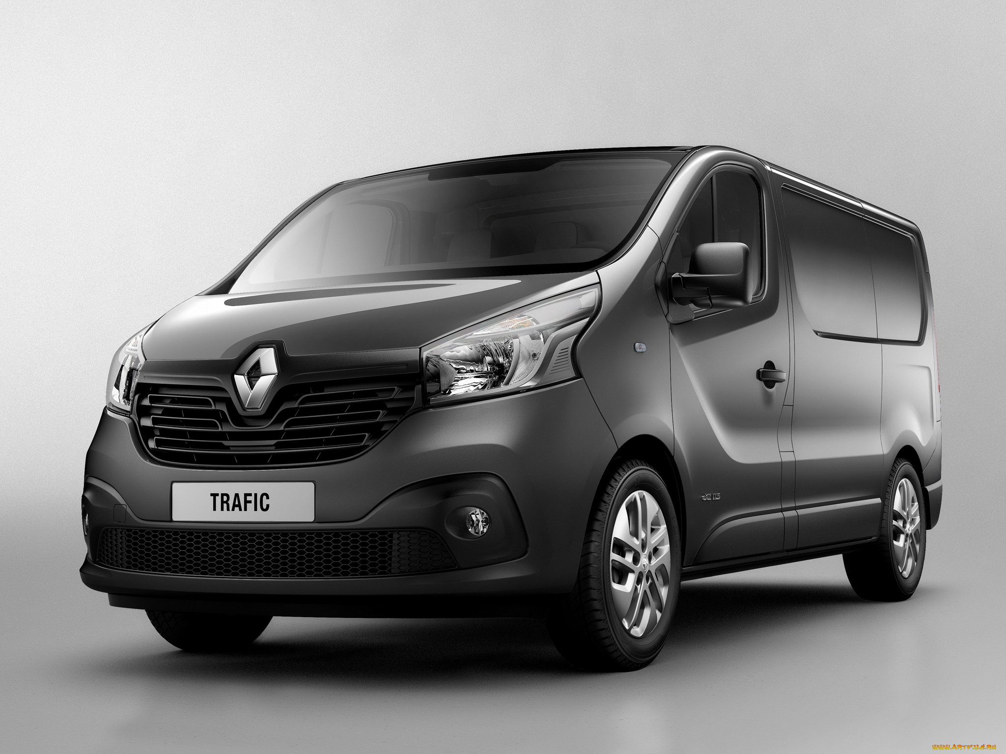 автомобили, renault, темный, 2014г, van, trafic