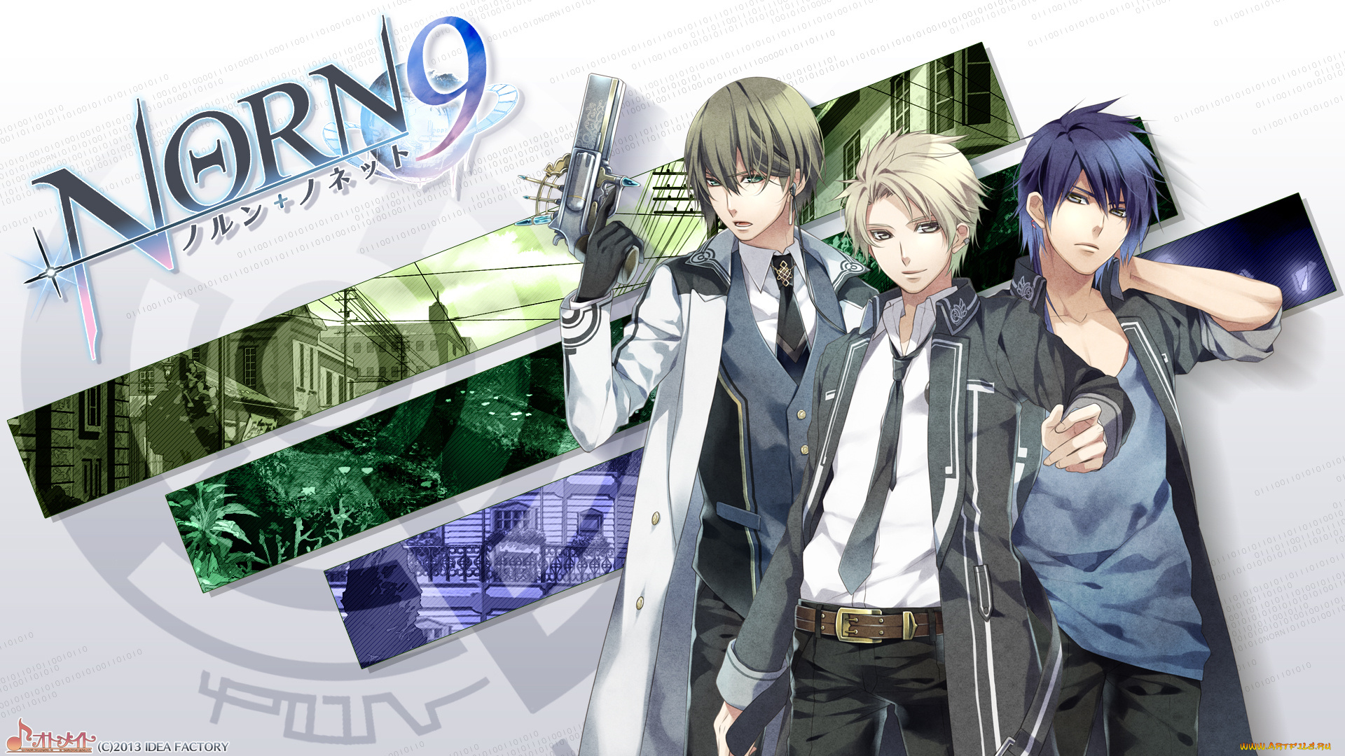 аниме, norn9, парни