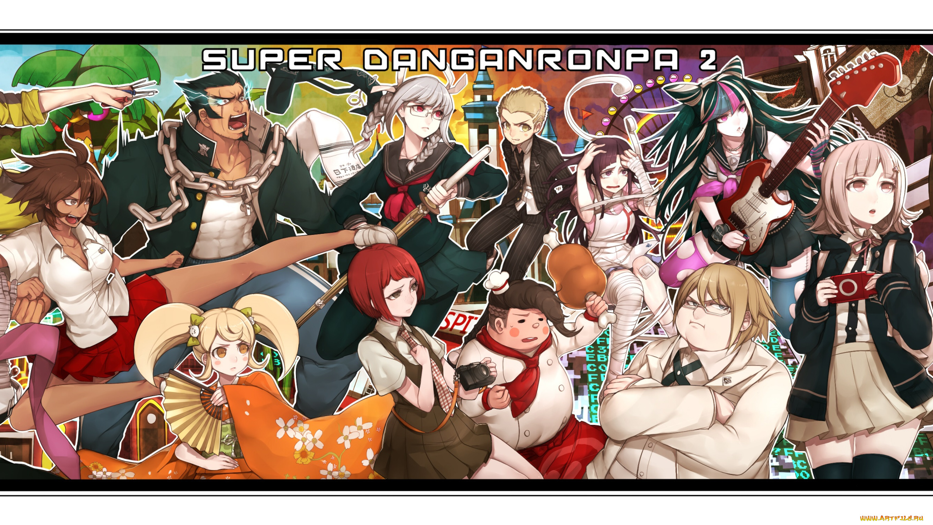 аниме, danganronpa, персонажи