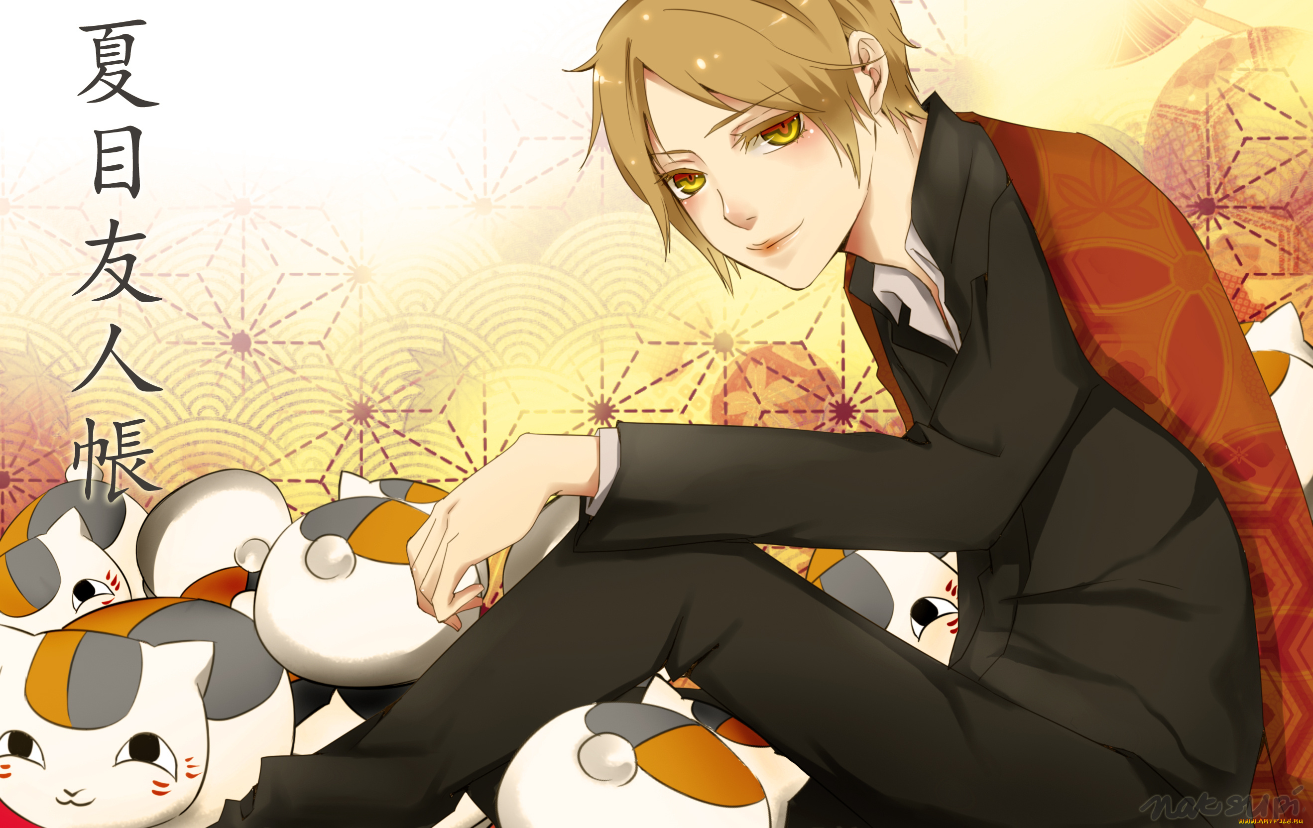 аниме, natsume, yuujinchou, тетрадь, дружбы