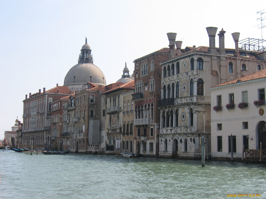 большой, канал, венеция, италия, города