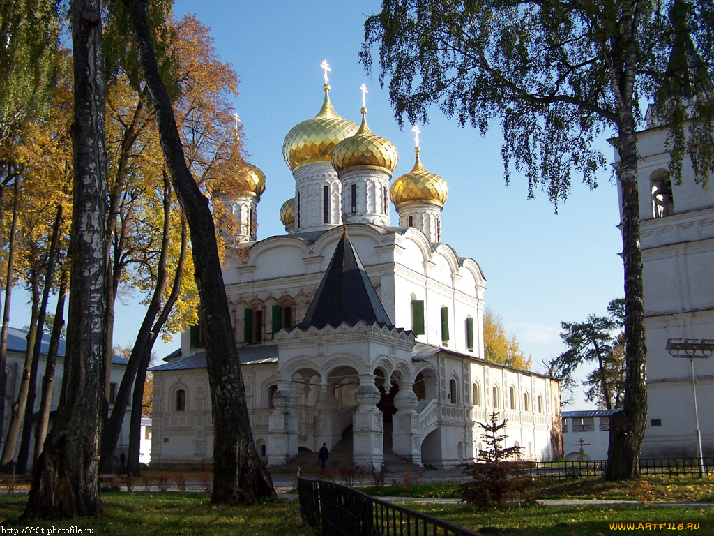 кострома, ипатиевский, монастырь, троицкий, собор, города, православные, церкви, монастыри