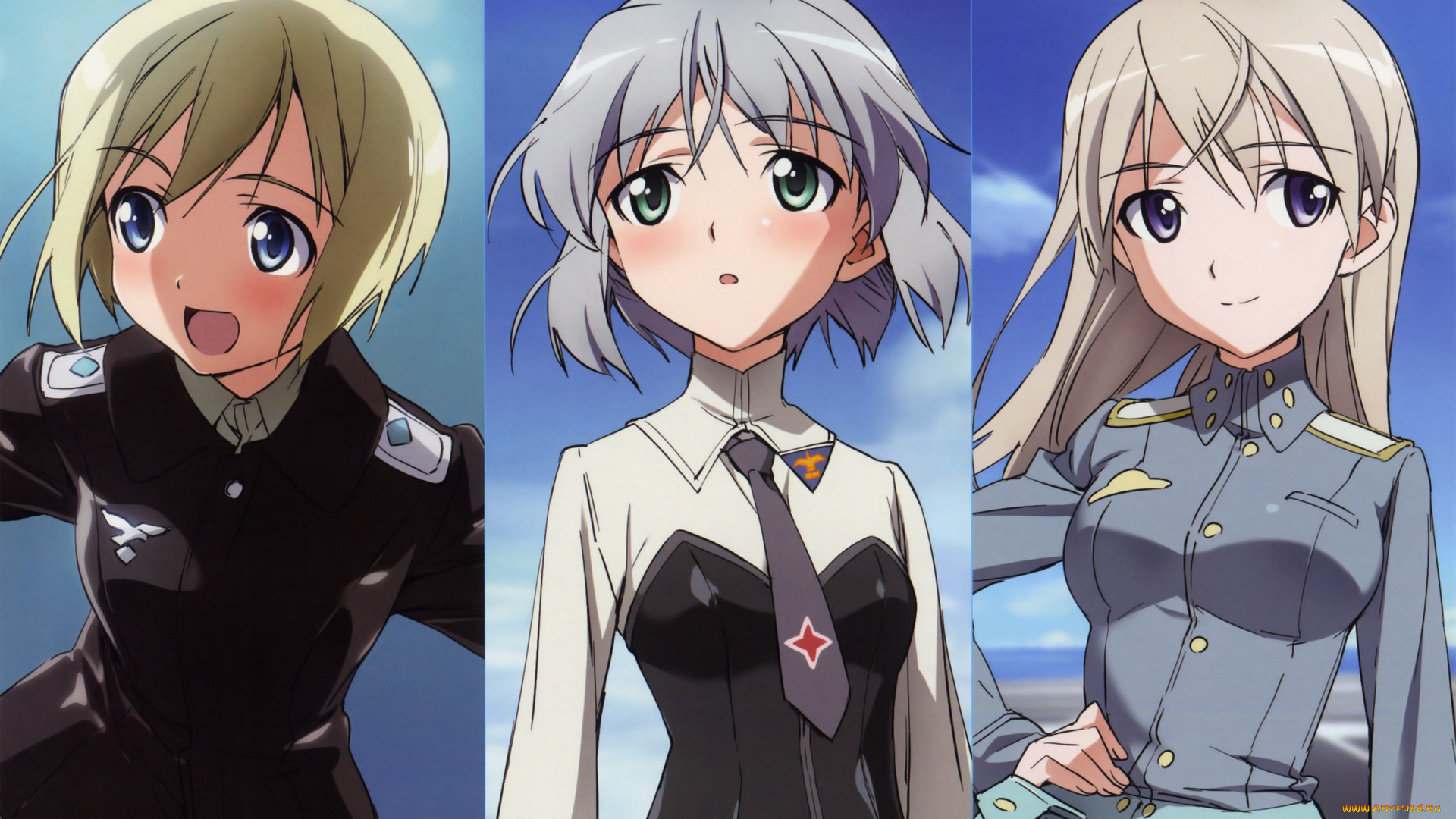 аниме, strike, witches