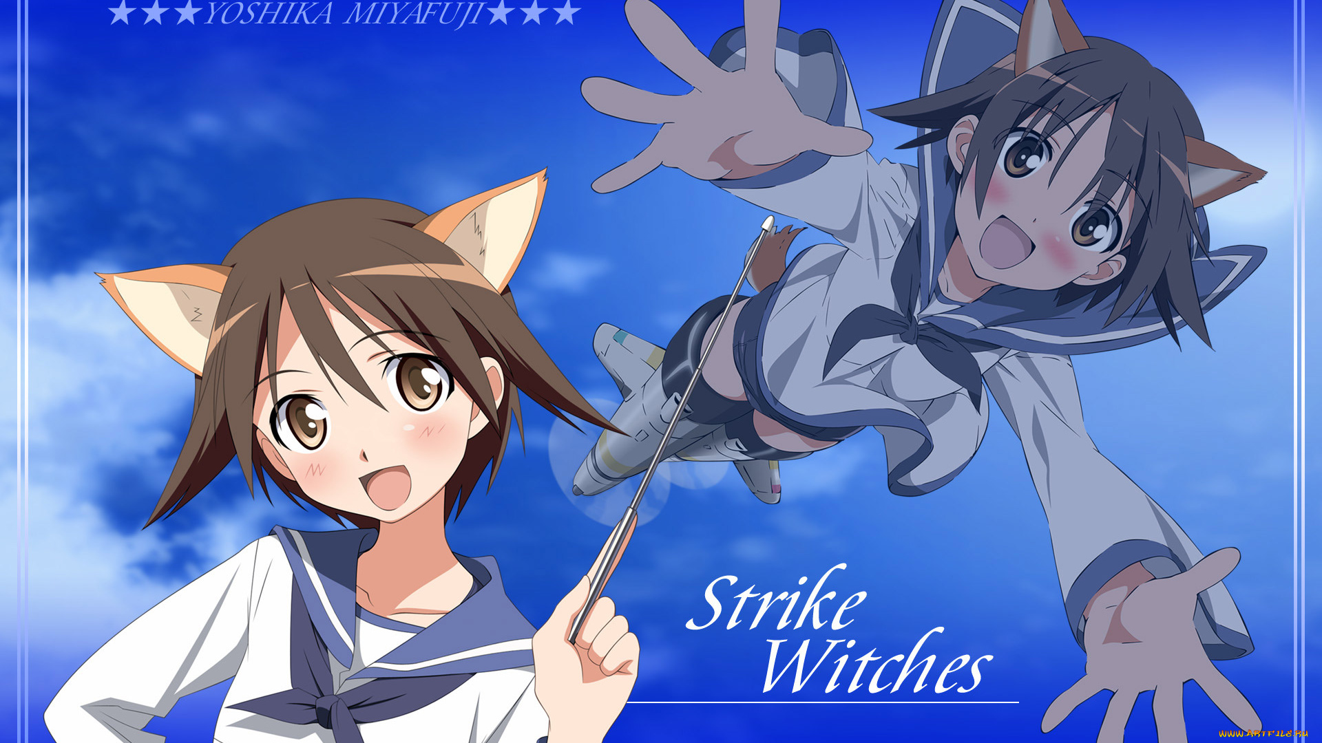аниме, strike, witches