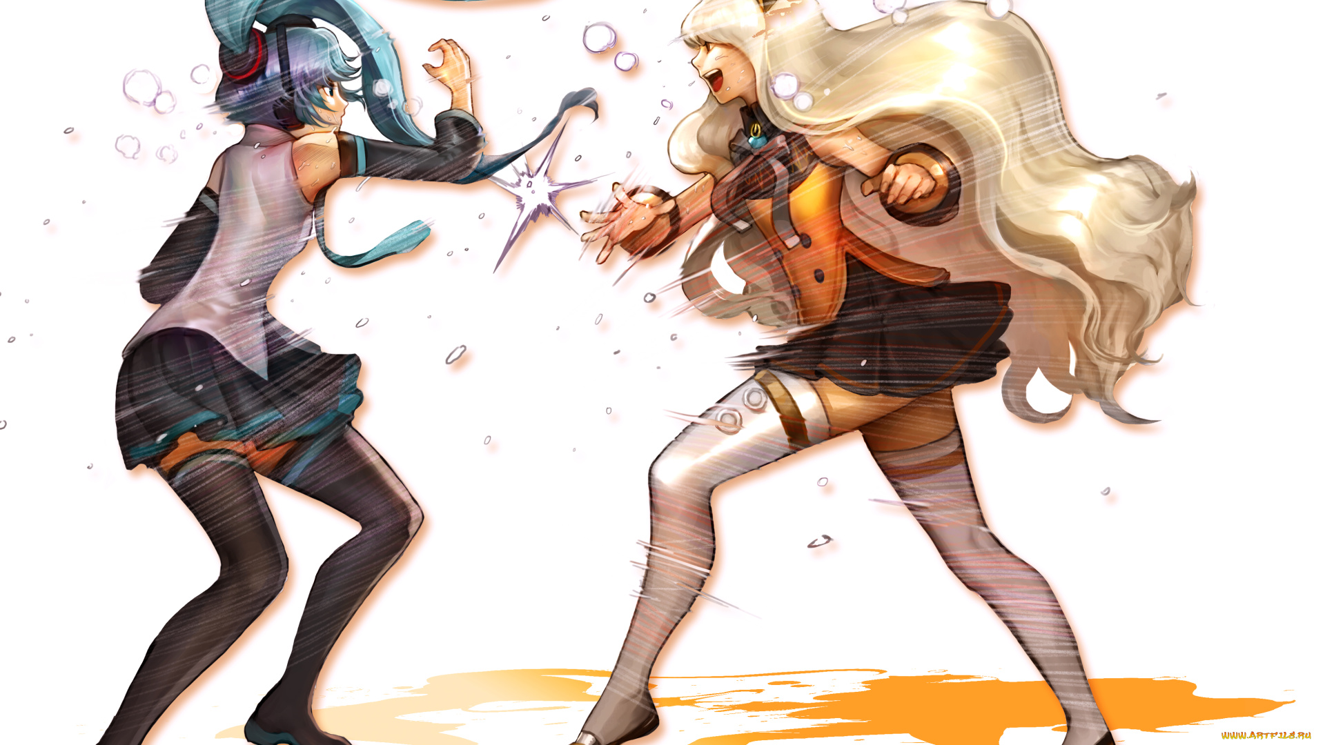 аниме, vocaloid, hatsune, miku, seeu