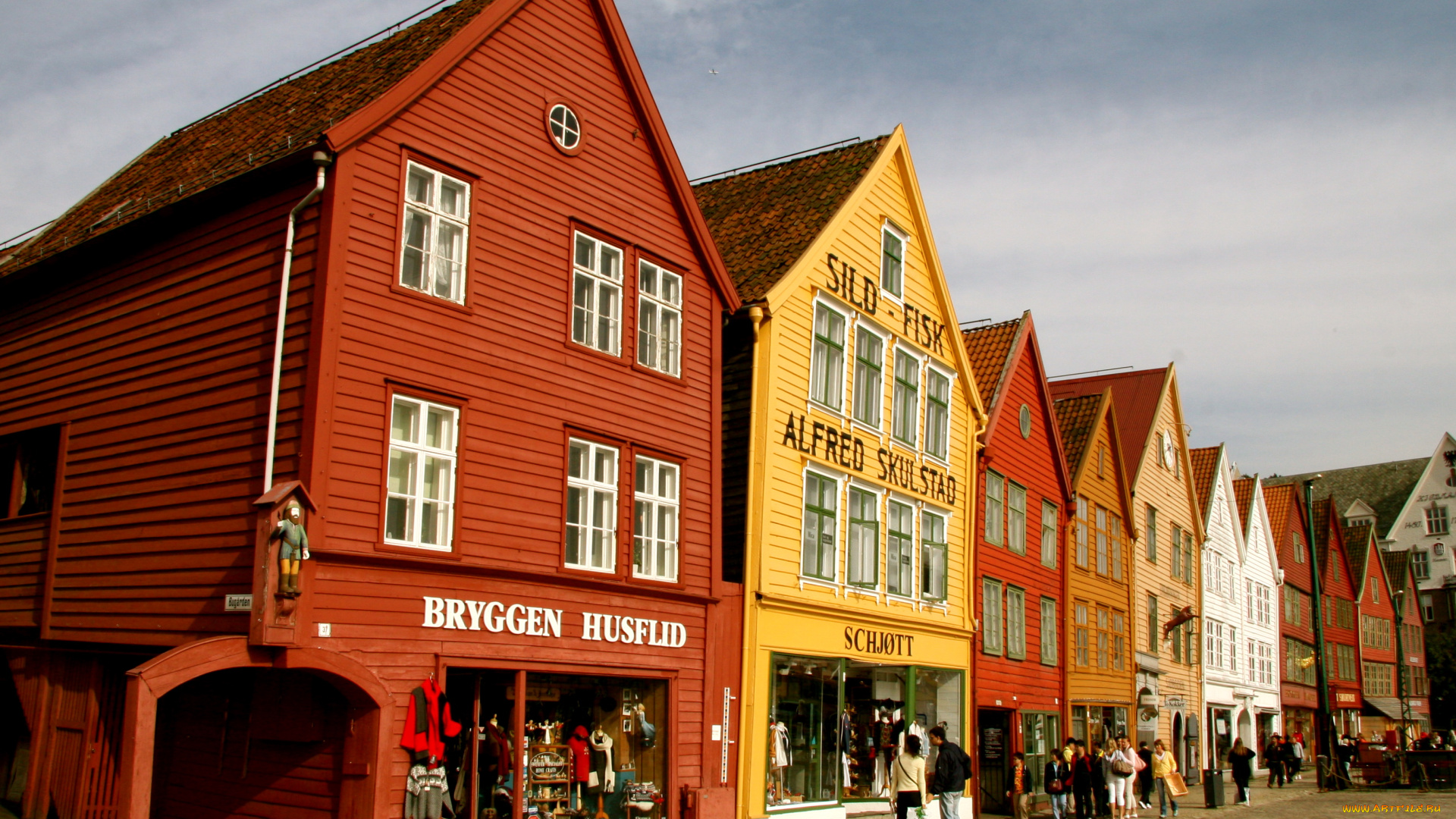 города, улицы, площади, набережные, bryggen, bergen, norway