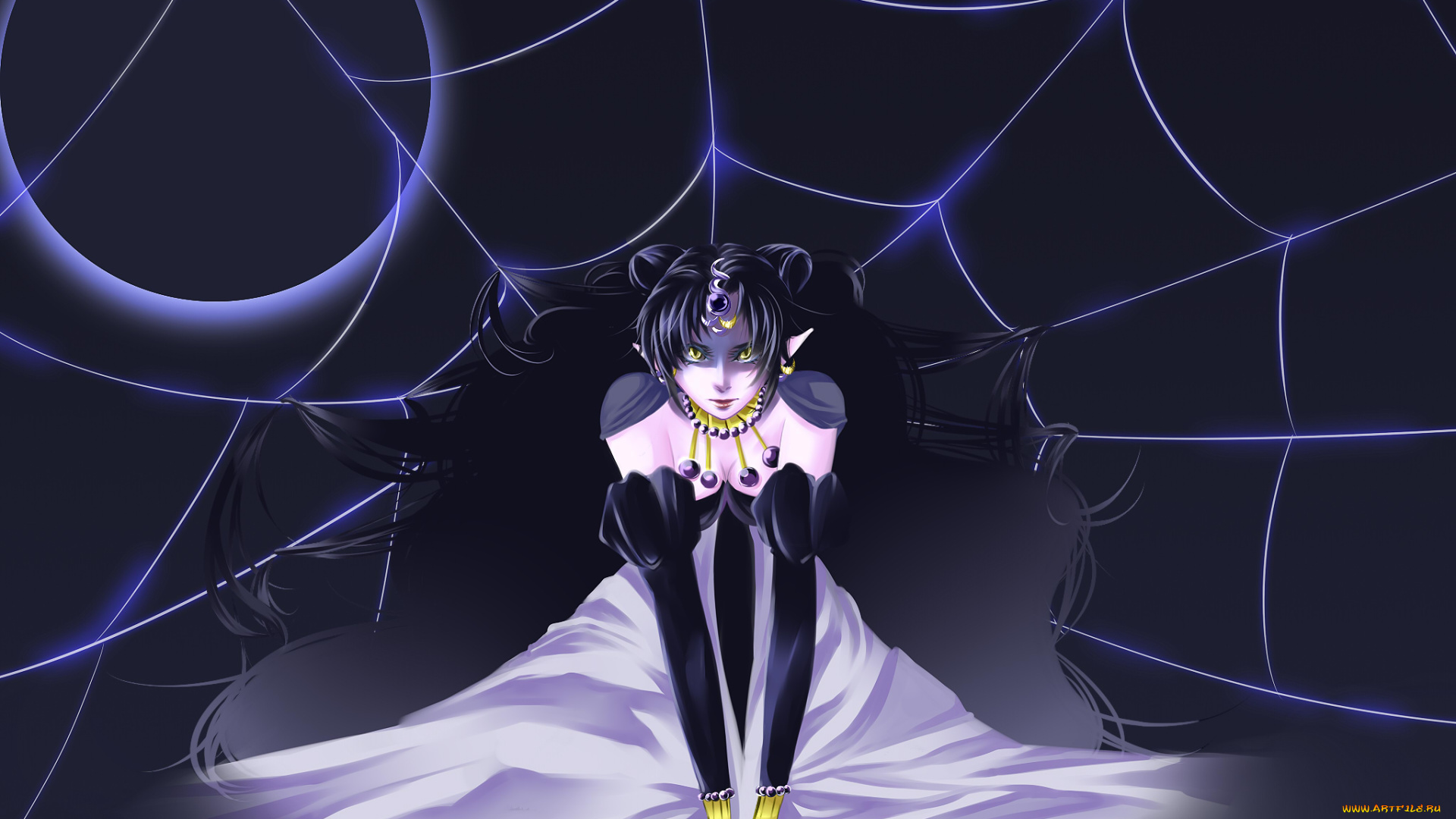 queen, nehelenia, аниме, sailor, moon, bishoujo, senshi