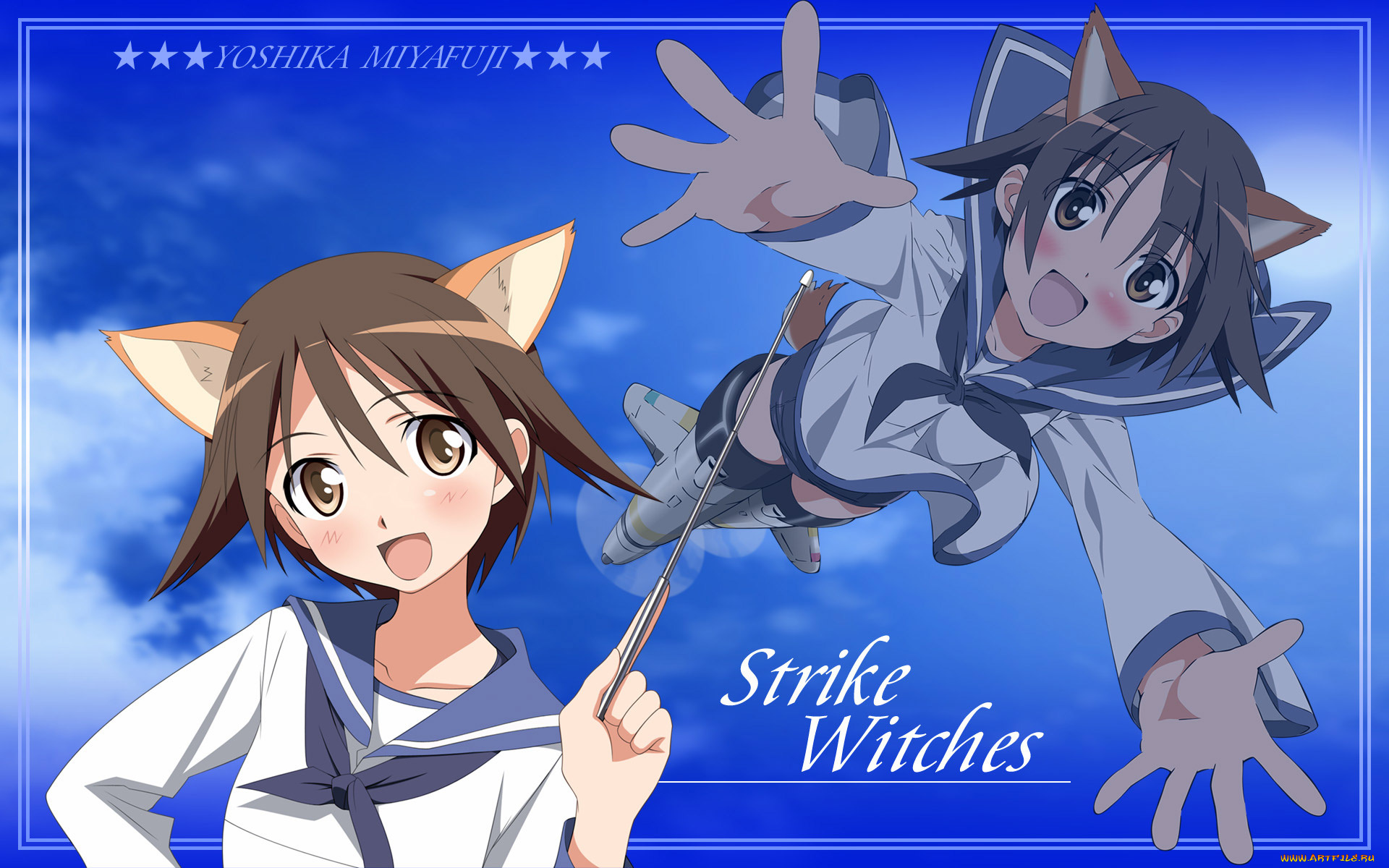 аниме, strike, witches