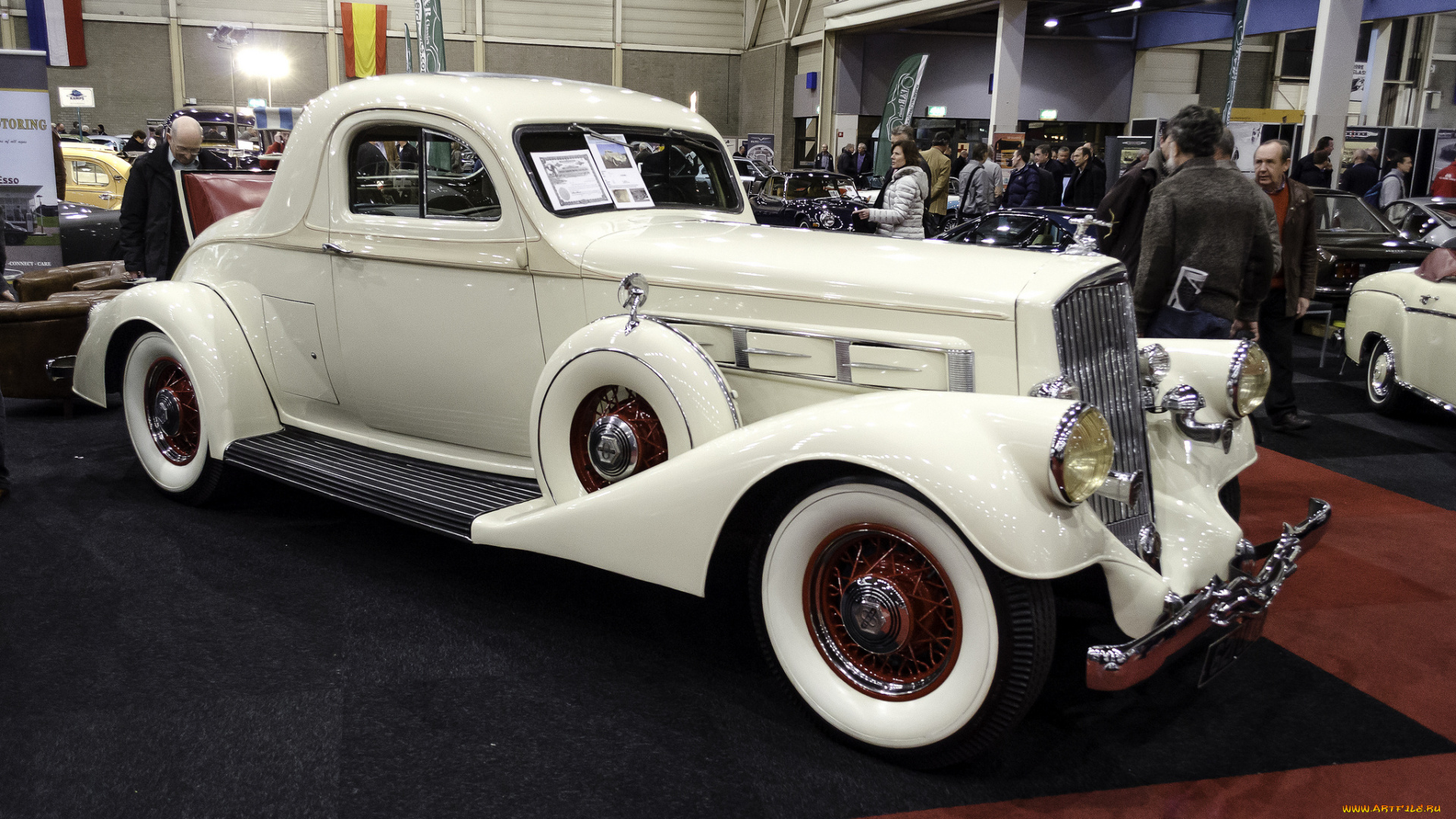 pierce, arrow, 845, coupe, 1935, автомобили, выставки, и, уличные, фото, история, ретро, автошоу, выставка