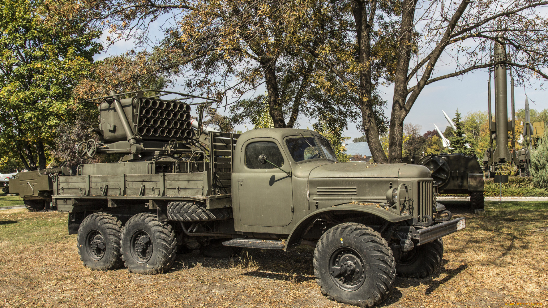 zil-157k, rm-51, техника, военная, техника, система, залповово, огня