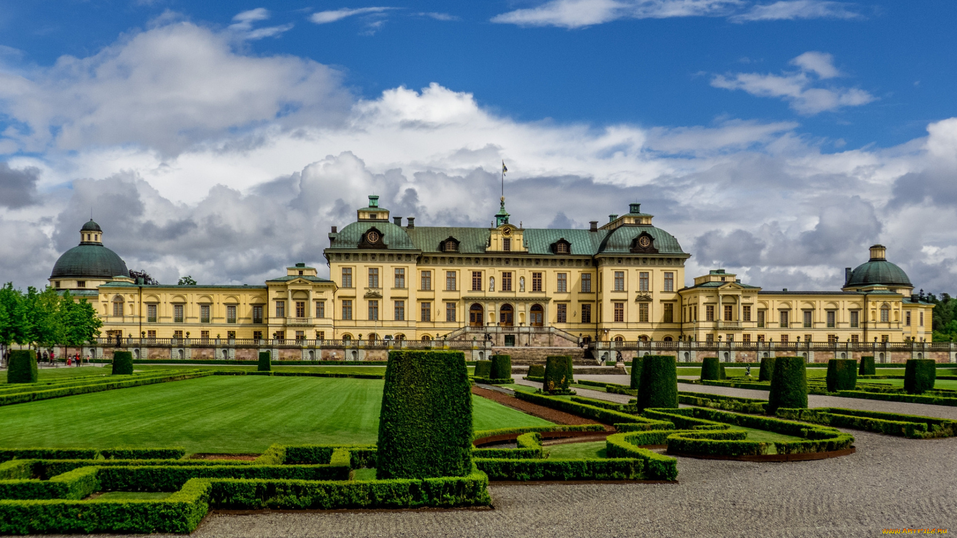 drottningholm, palace, , stockholm, города, стокгольм, , швеция, парк, дворец