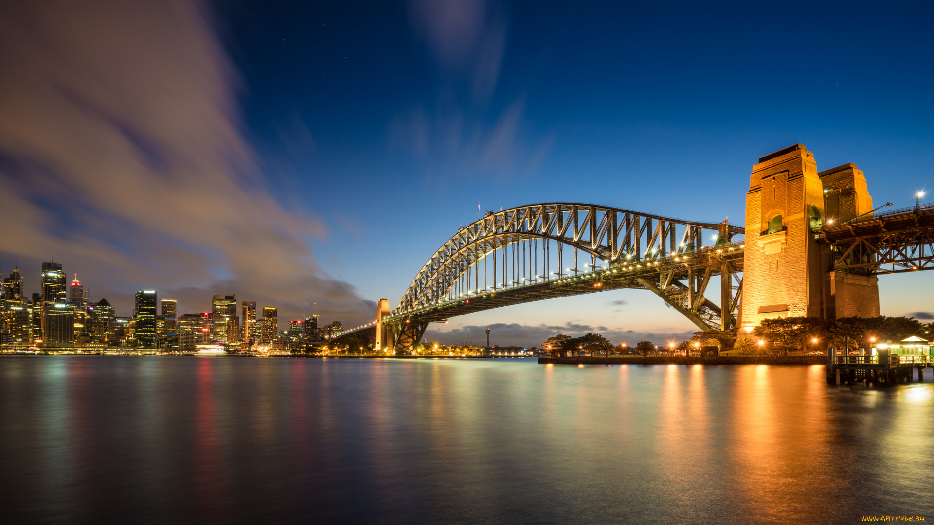 sydney, harbour, города, сидней, , австралия, пролив, мост, гавань