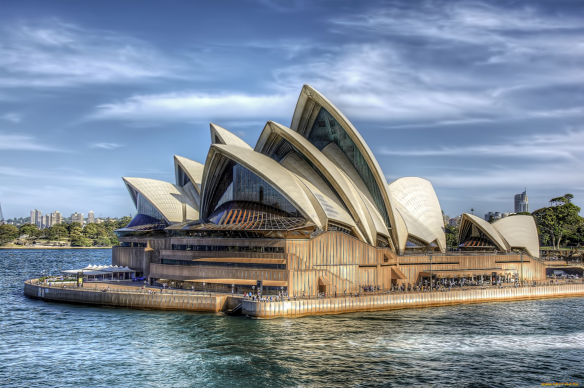 sydney, opera, города, сидней, , австралия, опера, сооружение, залив