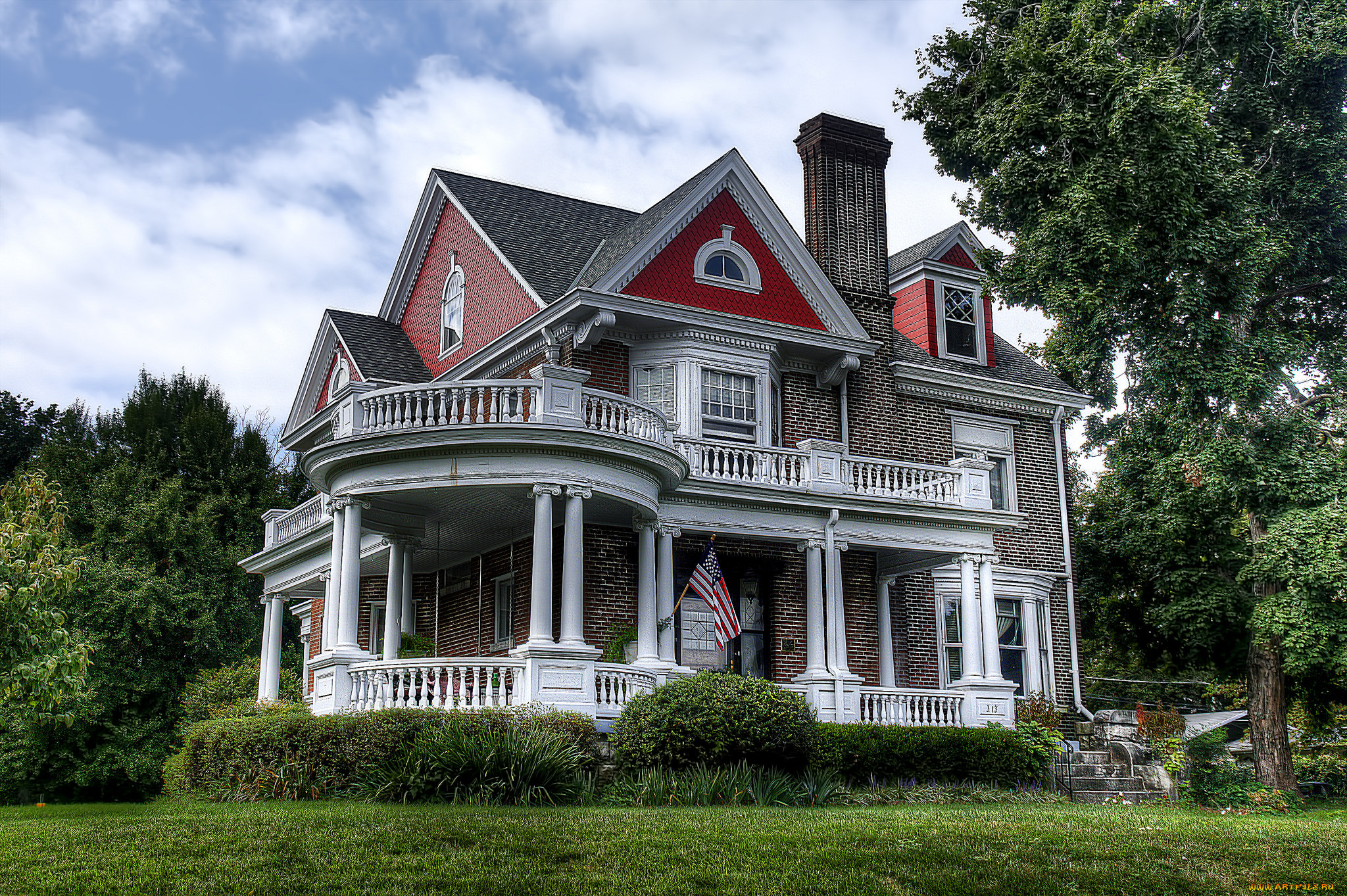 house, in, cape, giradeau, города, -, здания, , дома, вилла